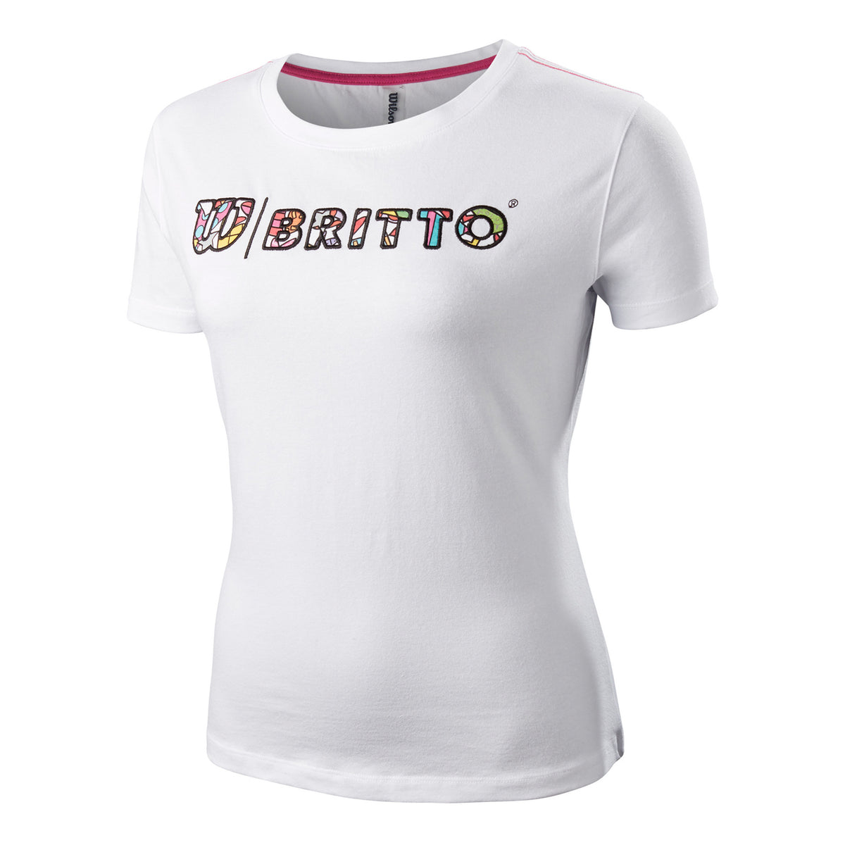 Wilson Britto Logo T-shirt Femmes - blanc,