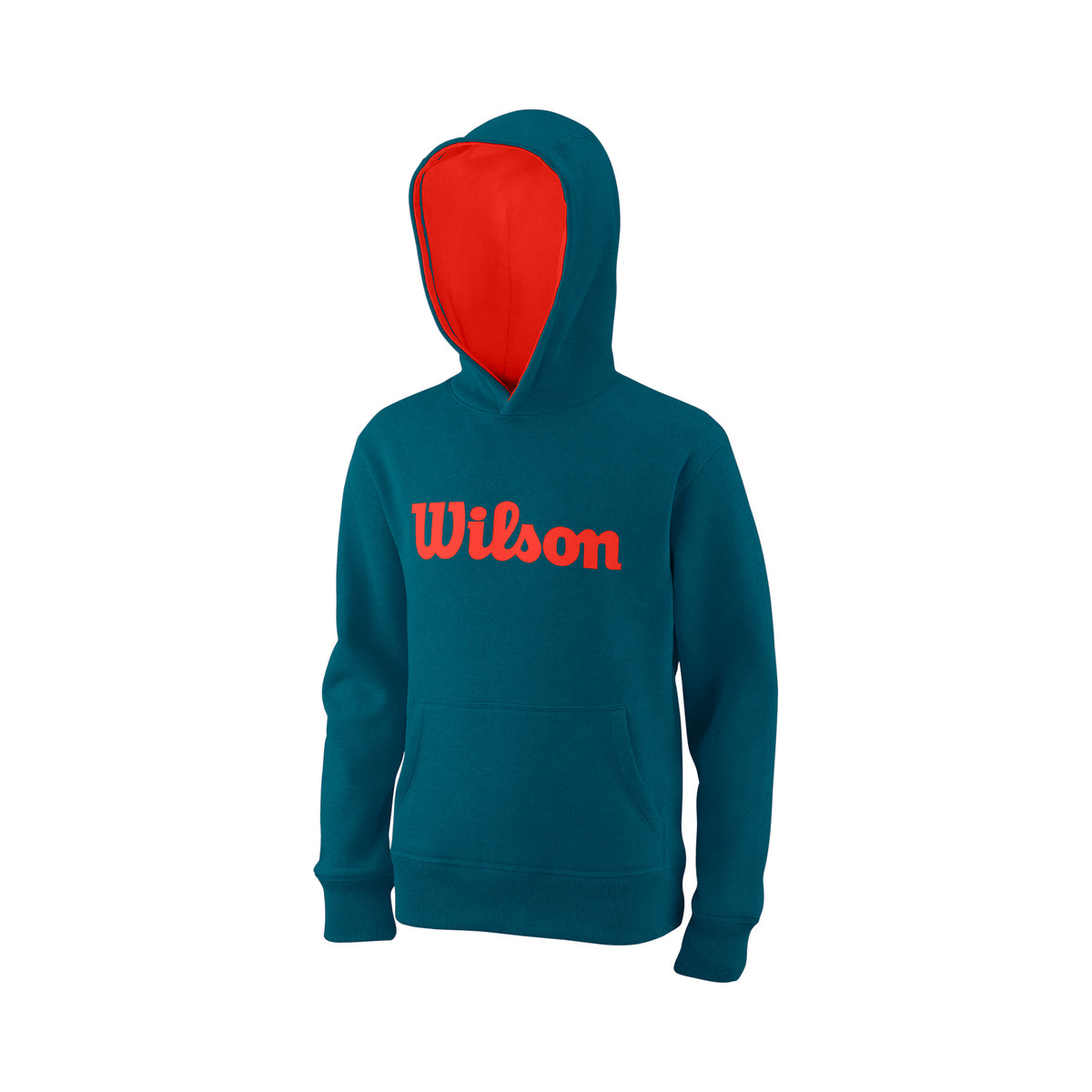 Wilson Script Sweat à capuche Enfants - bleu, orange