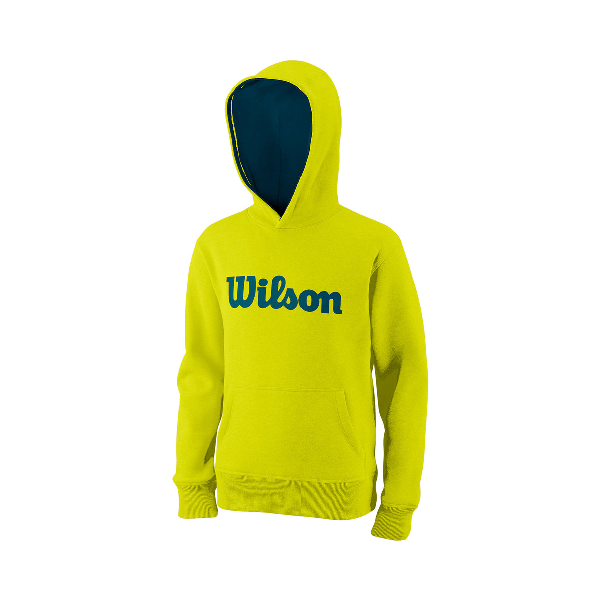 Wilson Script Sweat à capuche Enfants - jaune, bleu