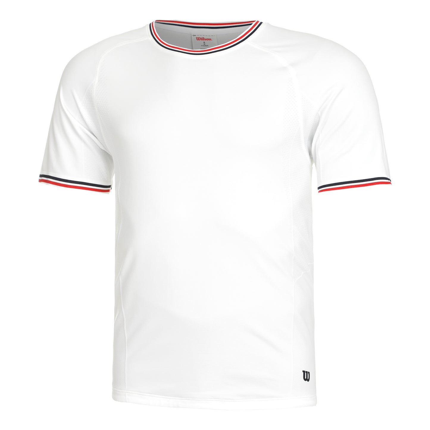 Wilson Court Performance Crew T-shirt Hommes - blanc,