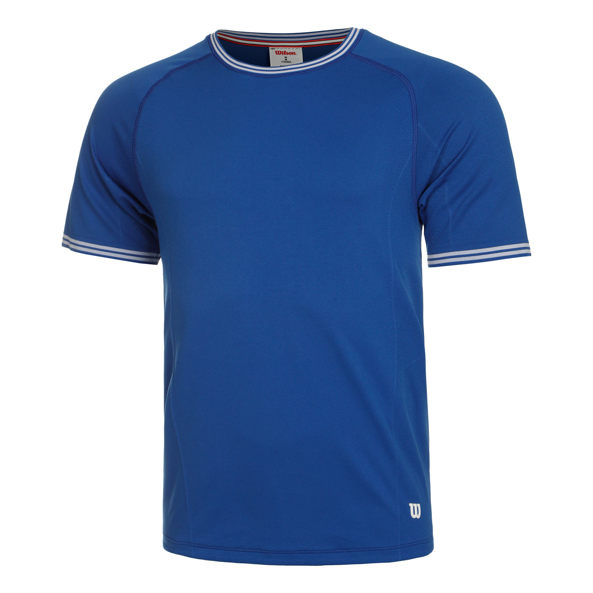 Wilson Court Performance Crew T-shirt Hommes - bleu,