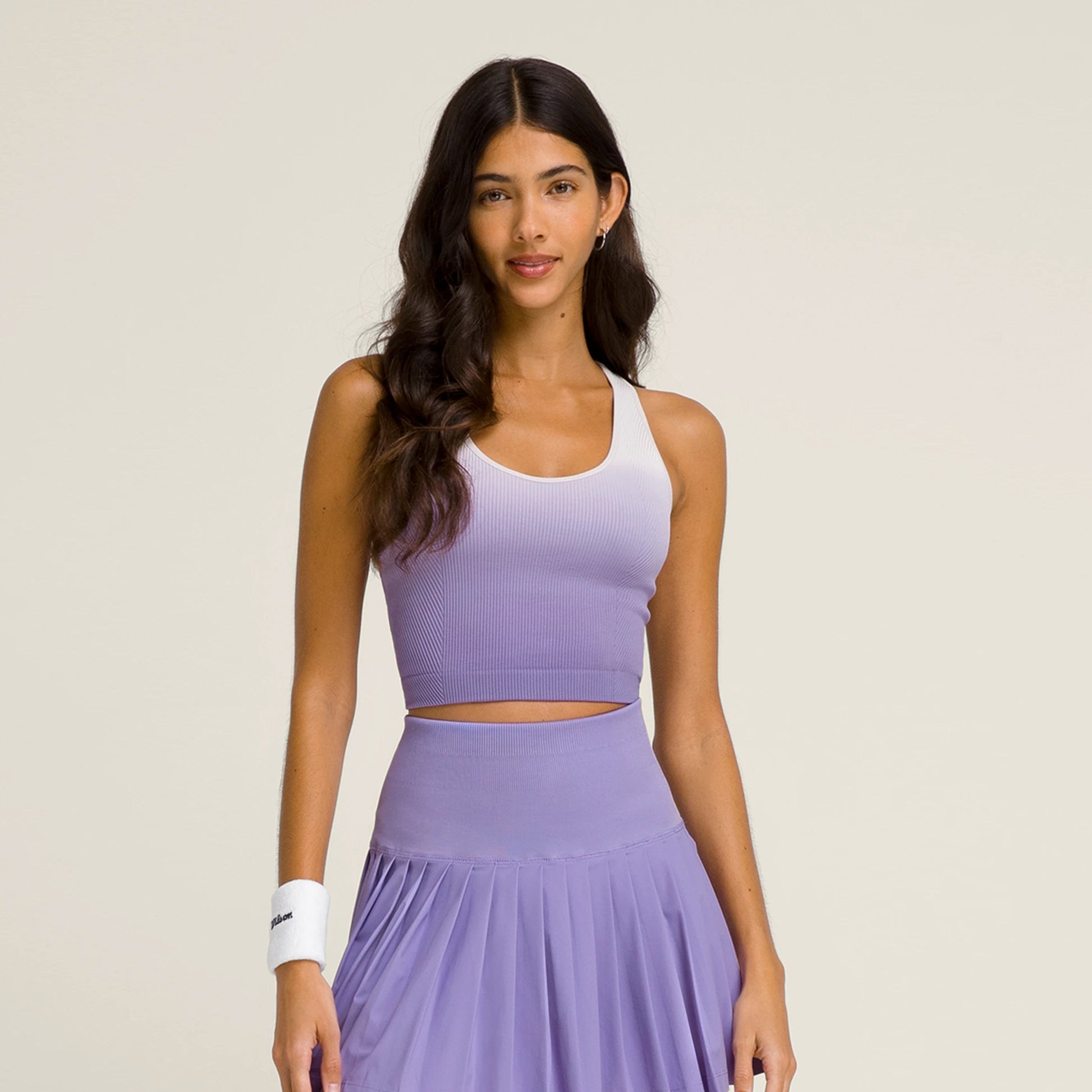 Wilson Everyday Brami Débardeur Tank Top Femmes-Lilas,Blanc