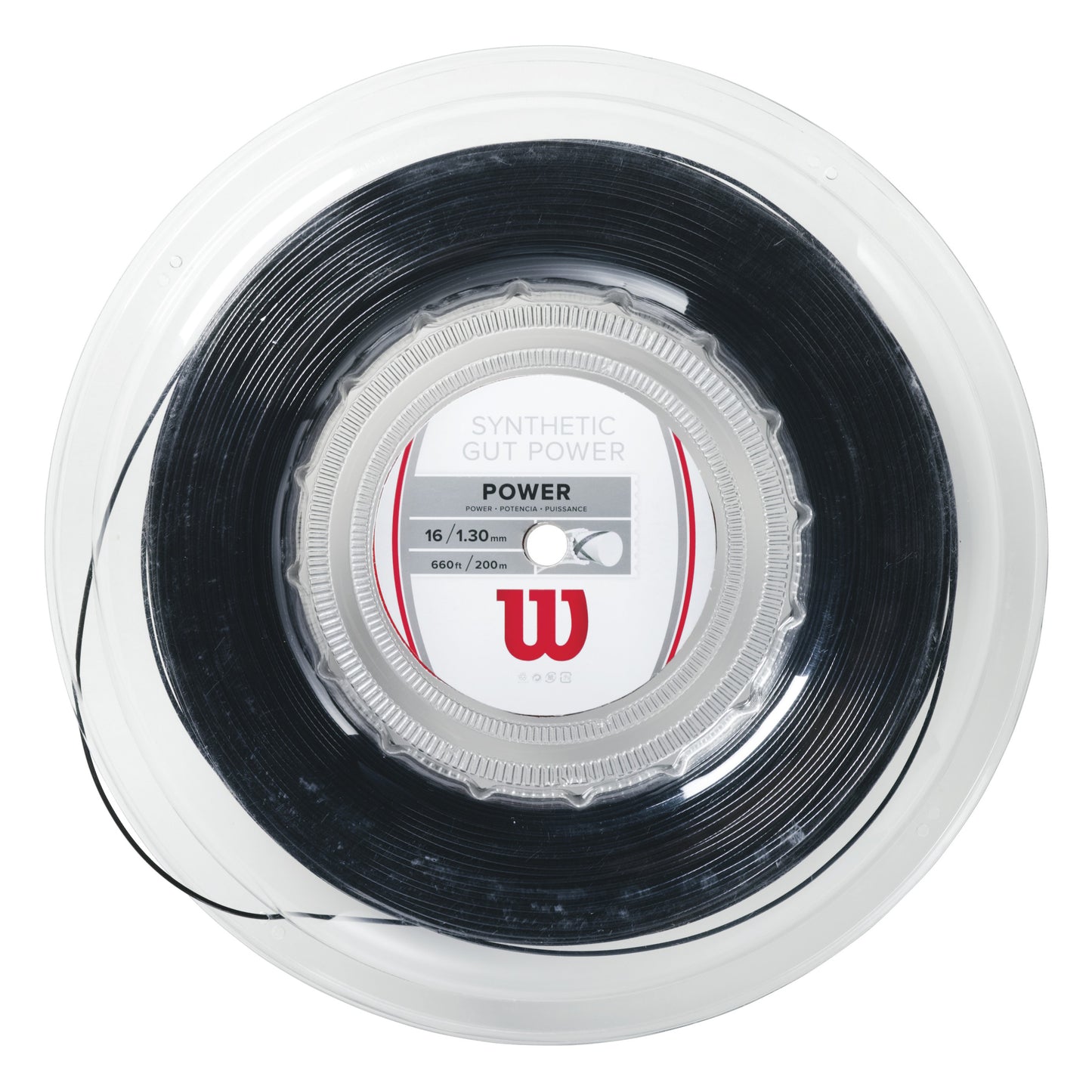 Wilson Synthetic Gut Power  Cordage en garniture 12,2m - noir