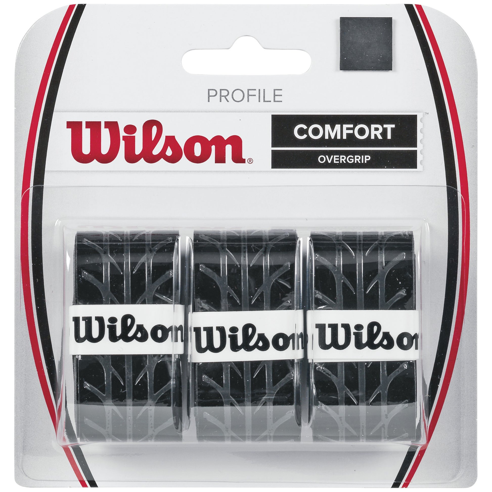 Wilson Profile Overgrip Pack De 3-Noir