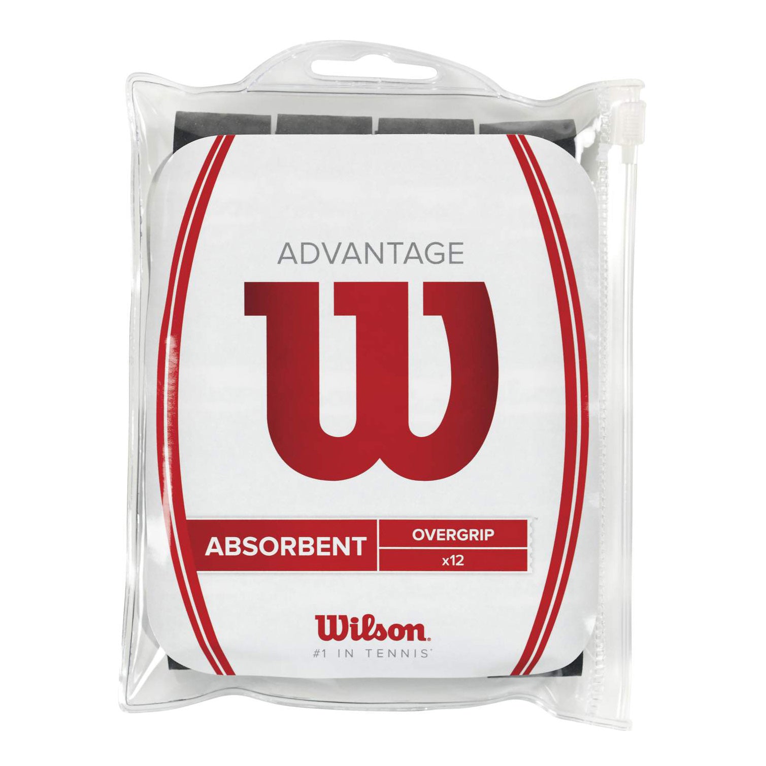 Wilson Advantage Overgrip Pack de 12 - noir