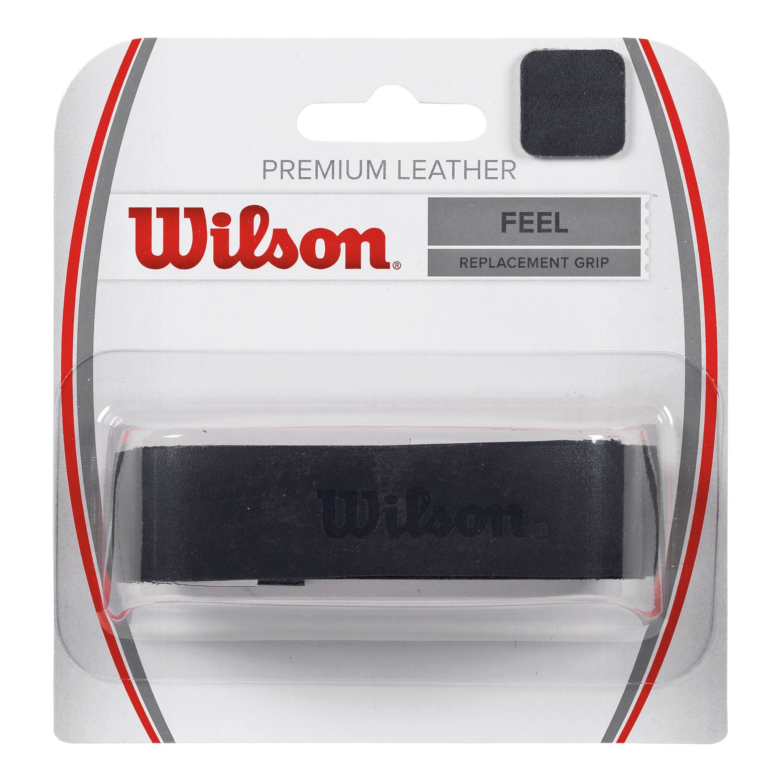 Wilson Premium Leather Replacement Grip Pack 1 unité - noir