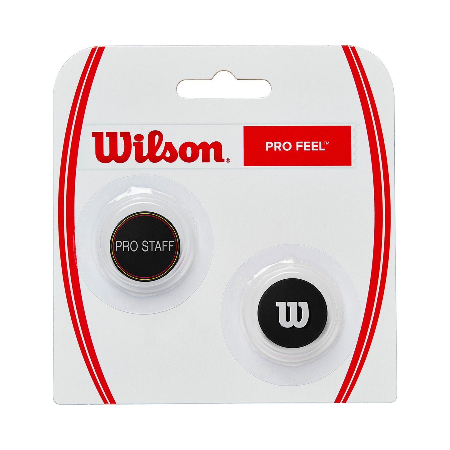 Wilson Pro Staff Pro Feel Pro Staff Antivibrateur Pack De 2 Unités-Noir,Argent