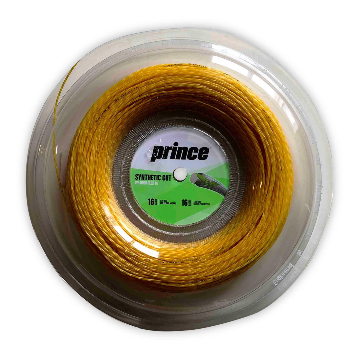 Prince Synthetic Gut Duraflex Bobine Cordage 200m-Or