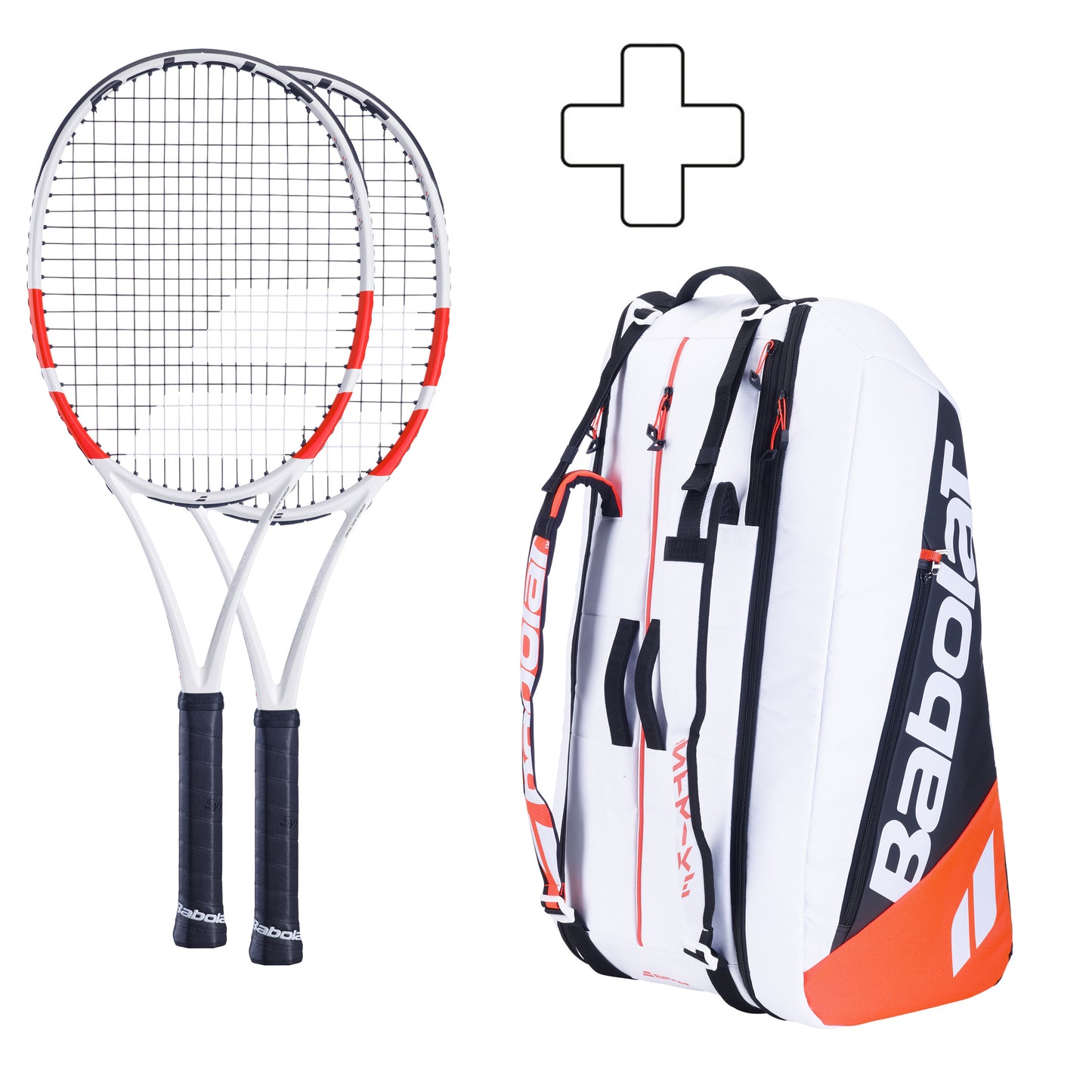 Babolat 2x 100 16x20 + sac de tennis