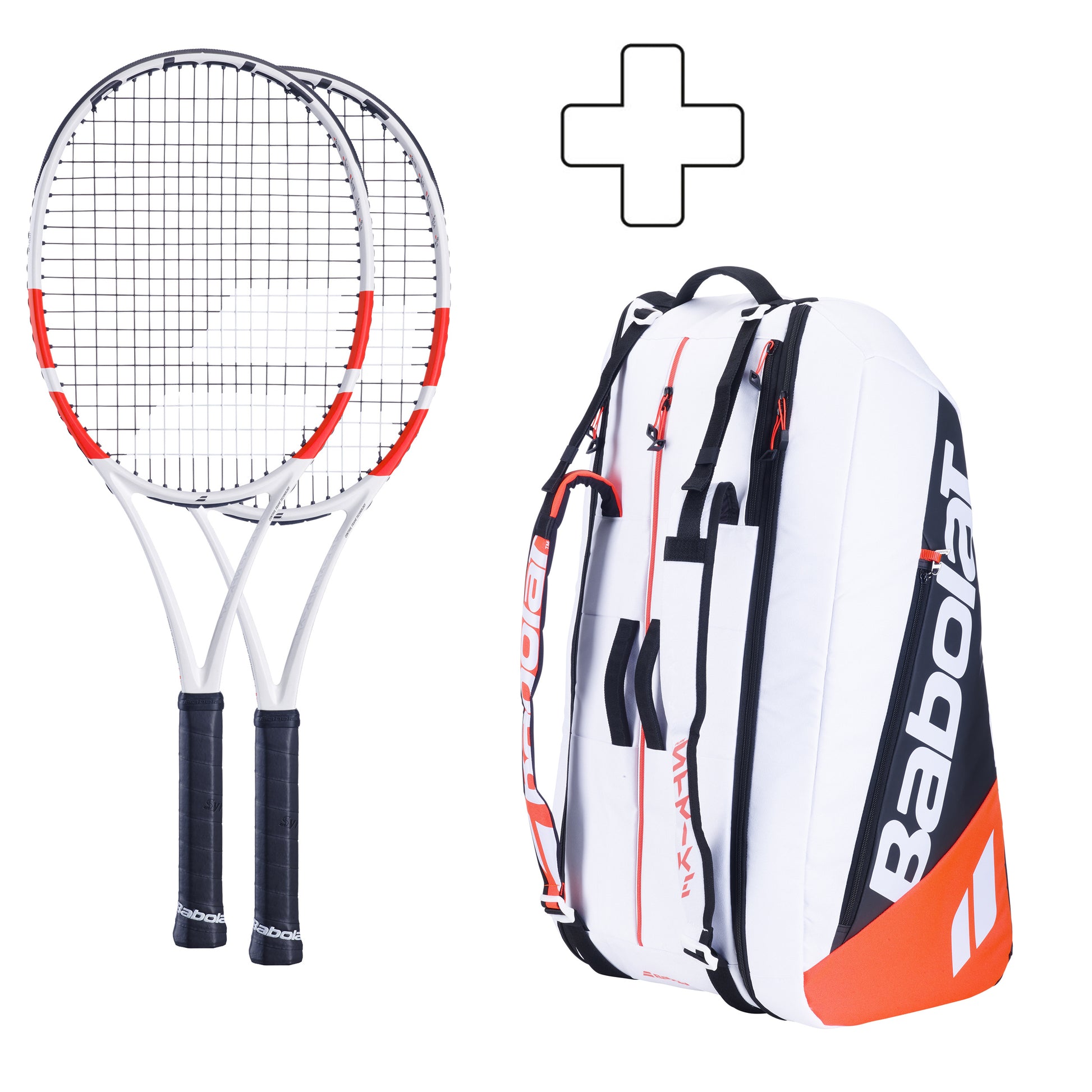 Babolat 2x 100 16x20 + sac de tennis