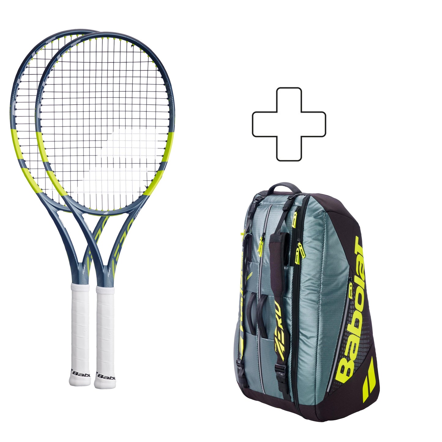 Babolat 2x Pure Aero Team + sac de tennis