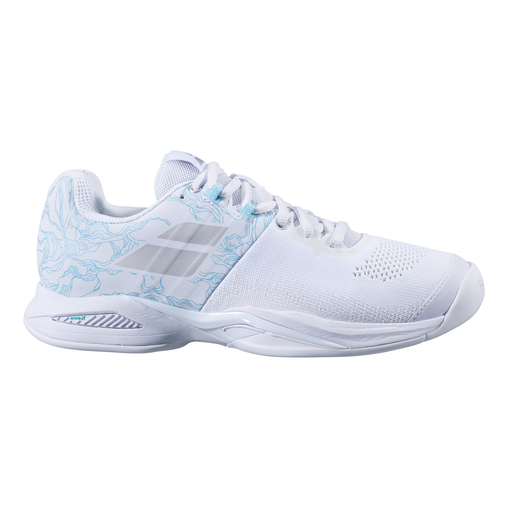 Babolat Propulse Blast Chaussure moquette Femmes - blanc, bleu clair