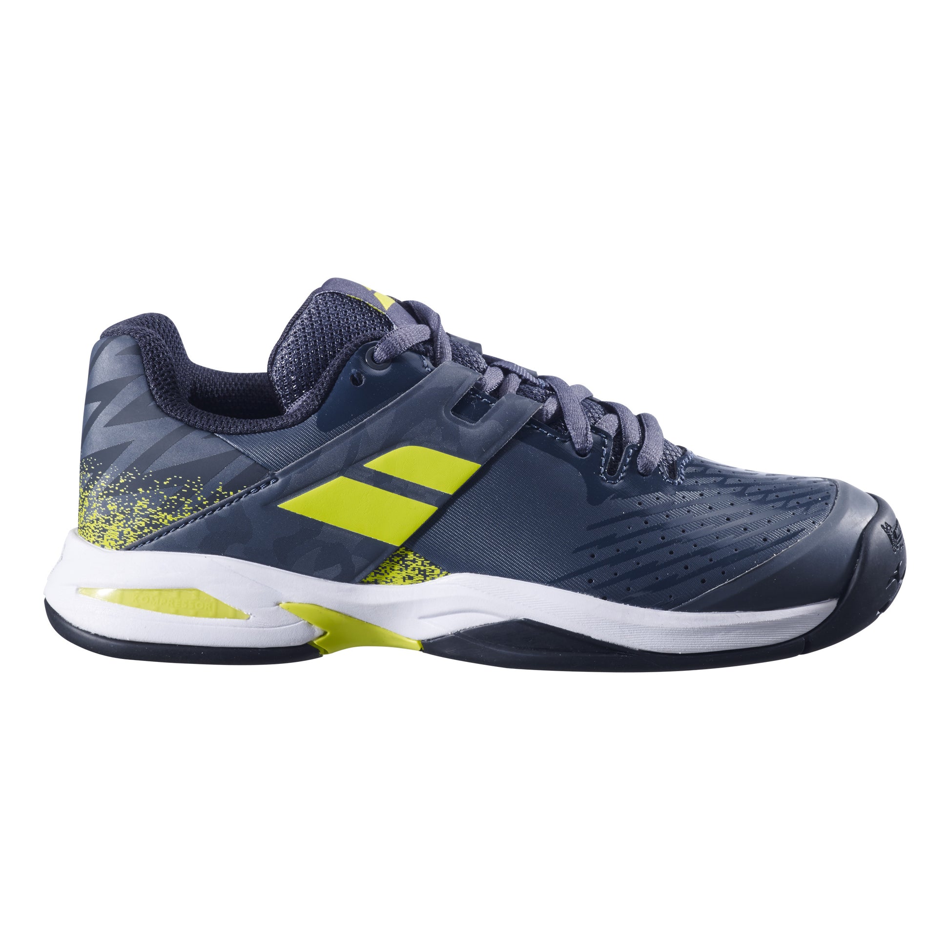 Babolat Propulse Chaussures toutes surfaces Enfants - bleu foncé, vert fluo