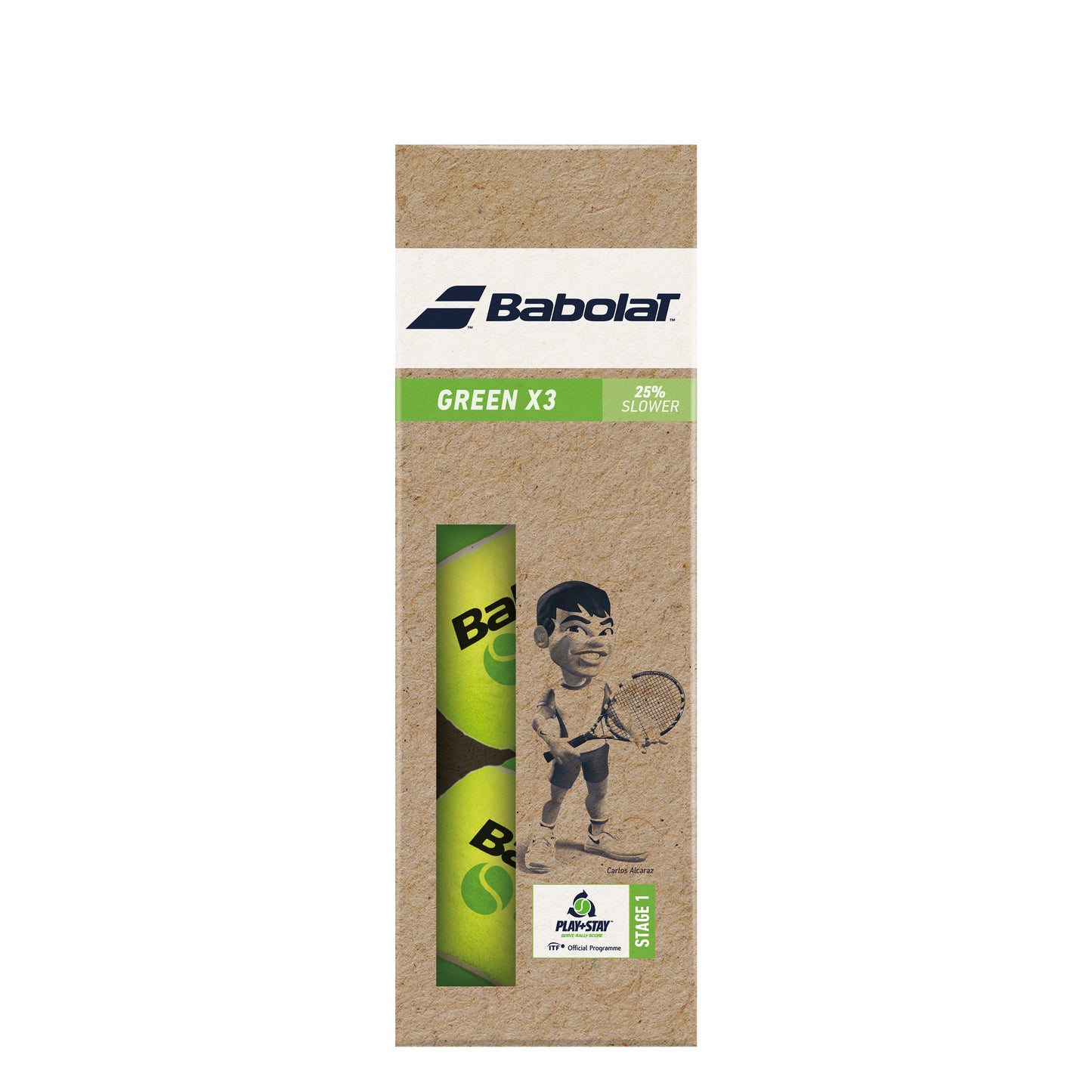 Babolat Green (Stage 1) Tube De 3