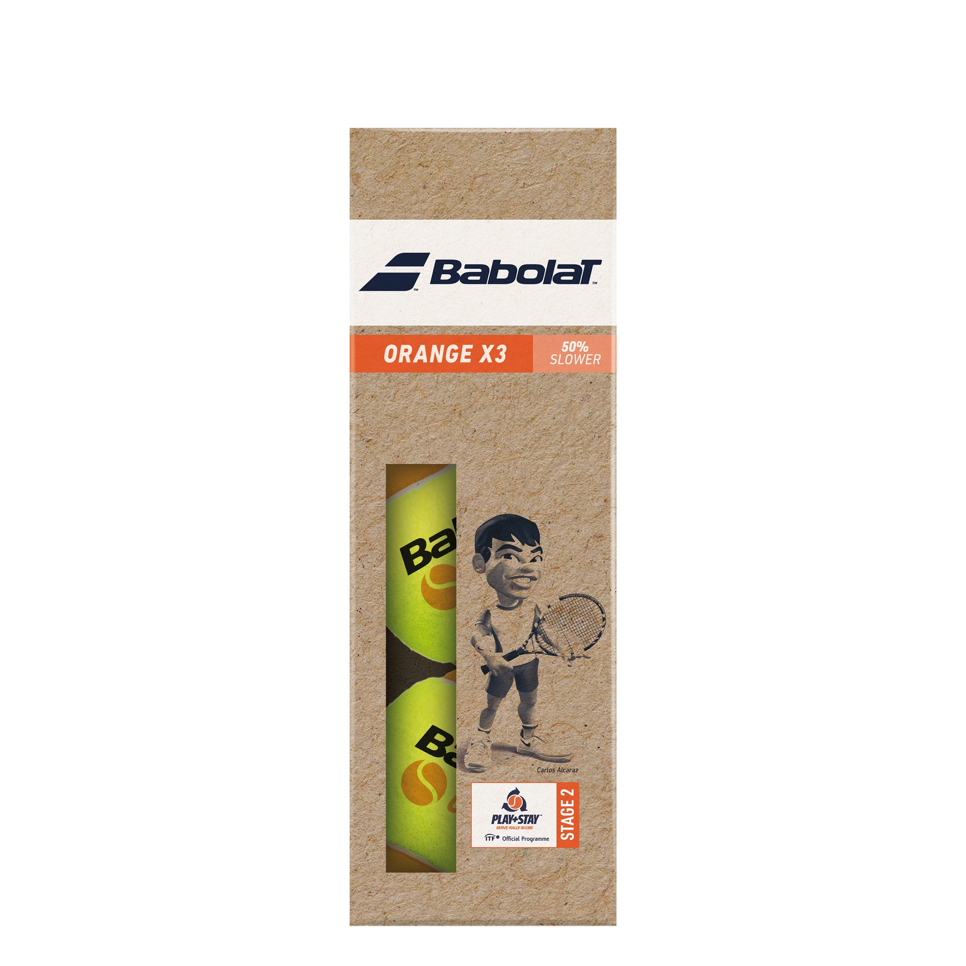 Babolat Orange (Stage 2) Tube De 3