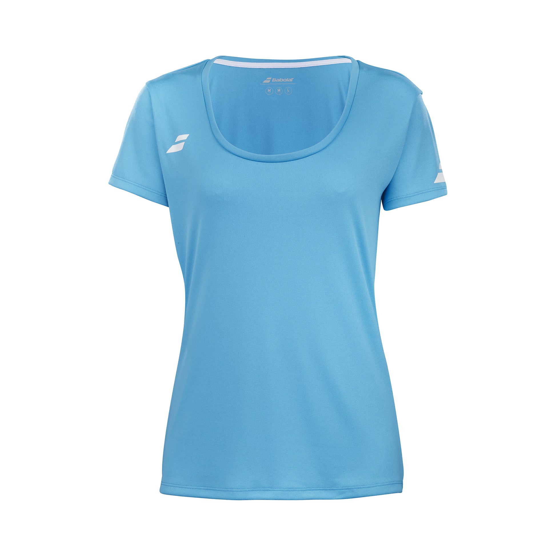 Babolat Play Cap Sleeve T-shirt Filles-Bleu,Blanc
