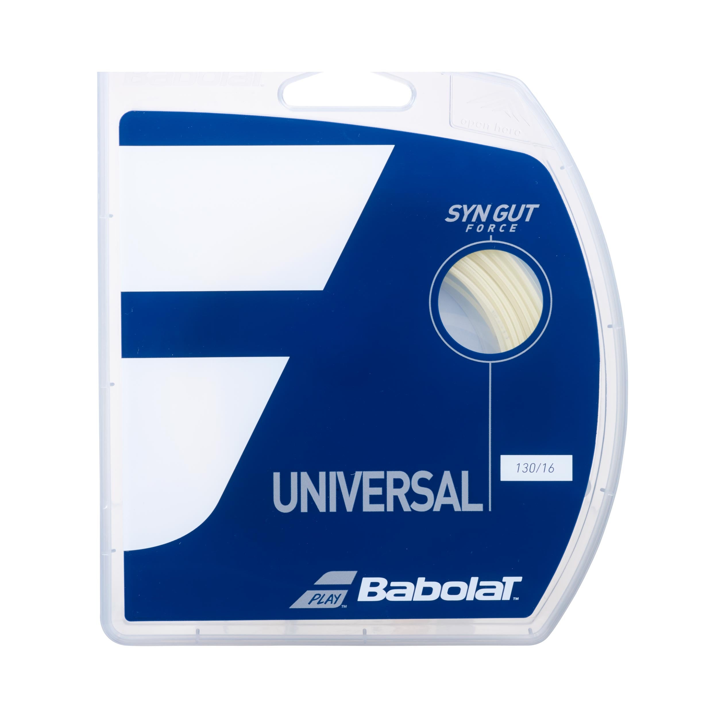 Babolat Synthetic Gut Force Cordage En Garniture 12m-Écru