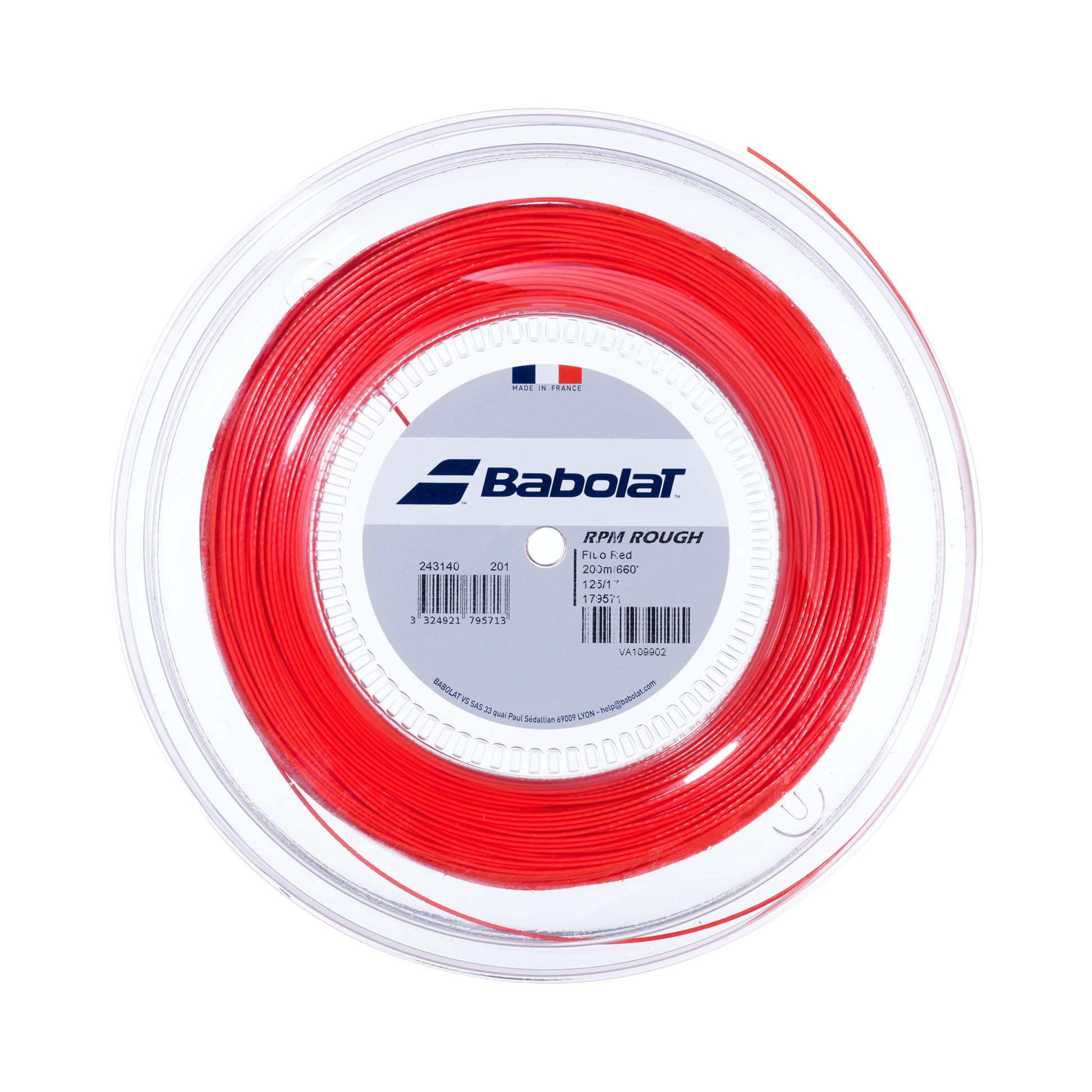 Babolat RPM Blast Rough Bobine Cordage 200m-Rouge