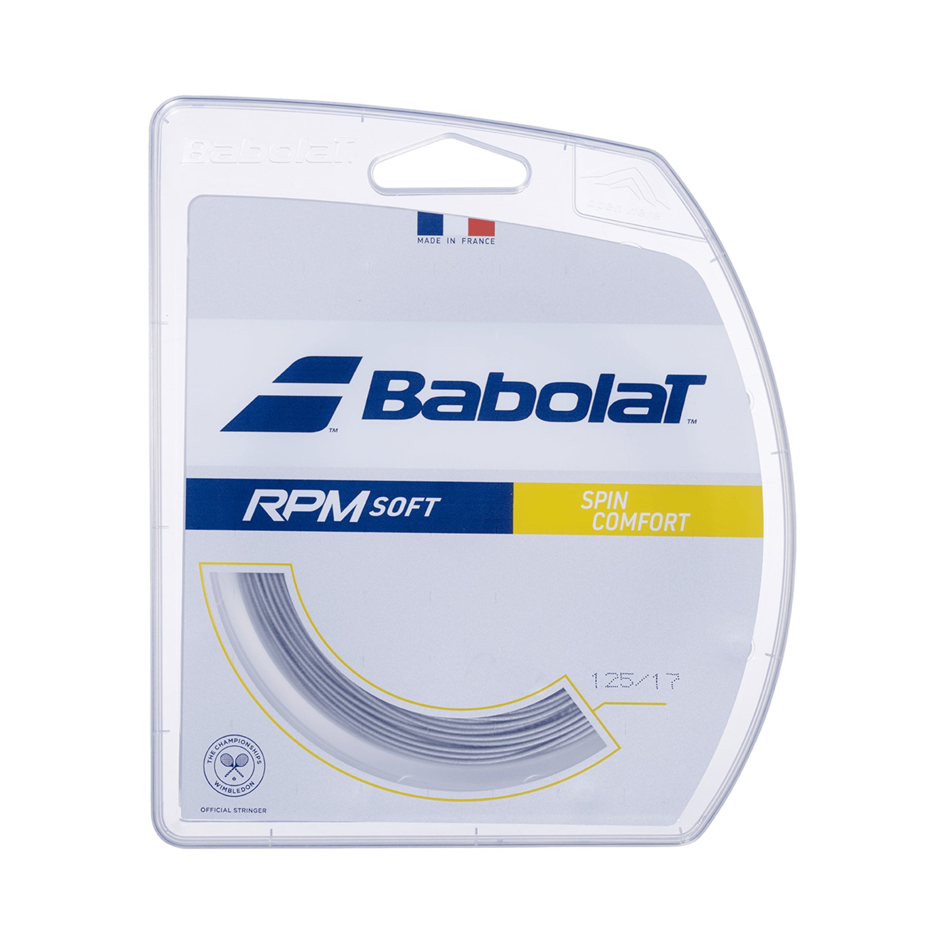 Babolat RPM Soft Cordage En Garniture 12m-Gris