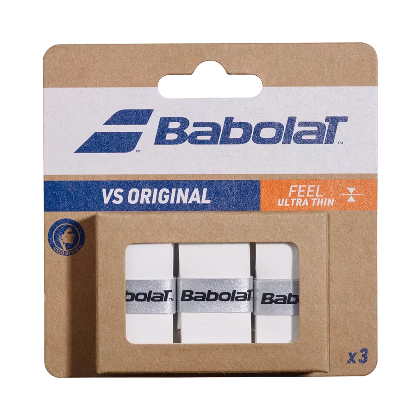 Babolat VS Grip Original Pack De 3-Blanc