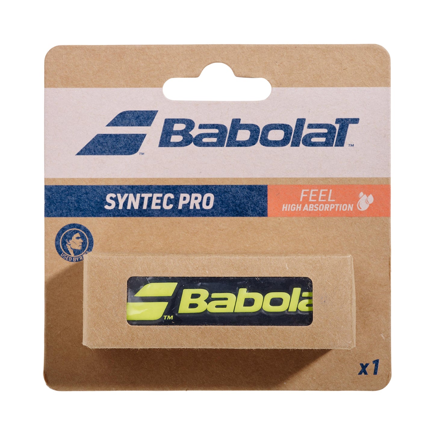 Babolat Syntec Pro Grip Pack 1 Unité-Noir,Jaune