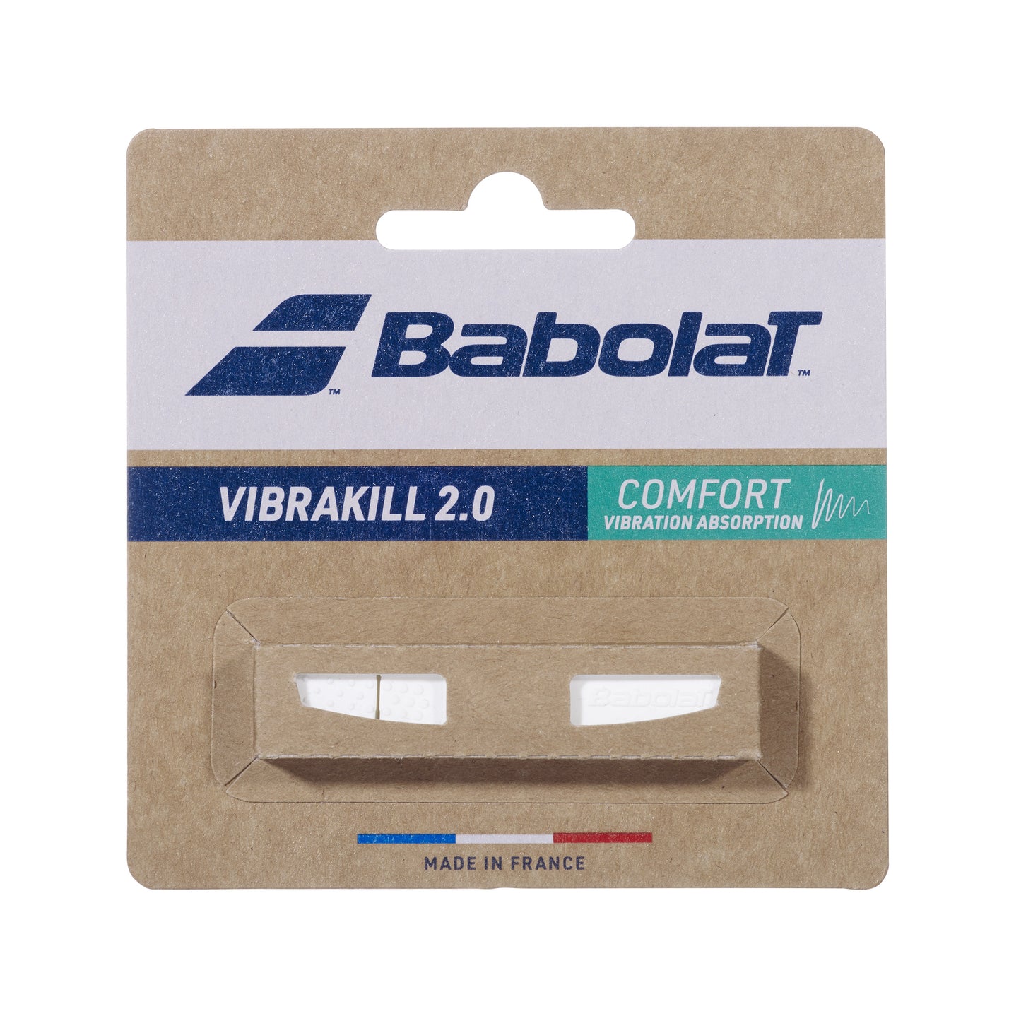 Babolat Vibrakill Antivibrateur Pack 1 Unité-Blanc
