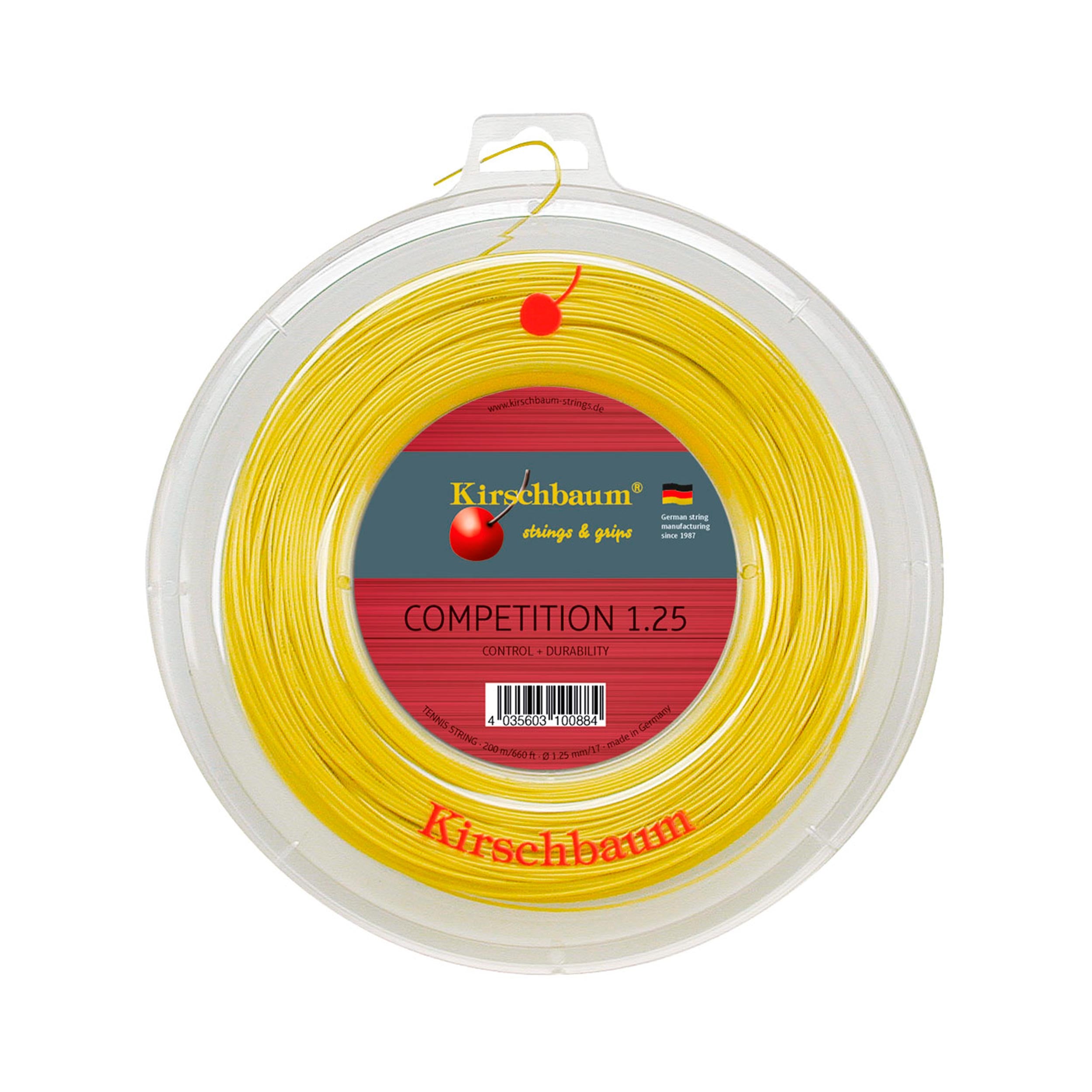 Kirschbaum Competition Bobine Cordage 200m-Jaune