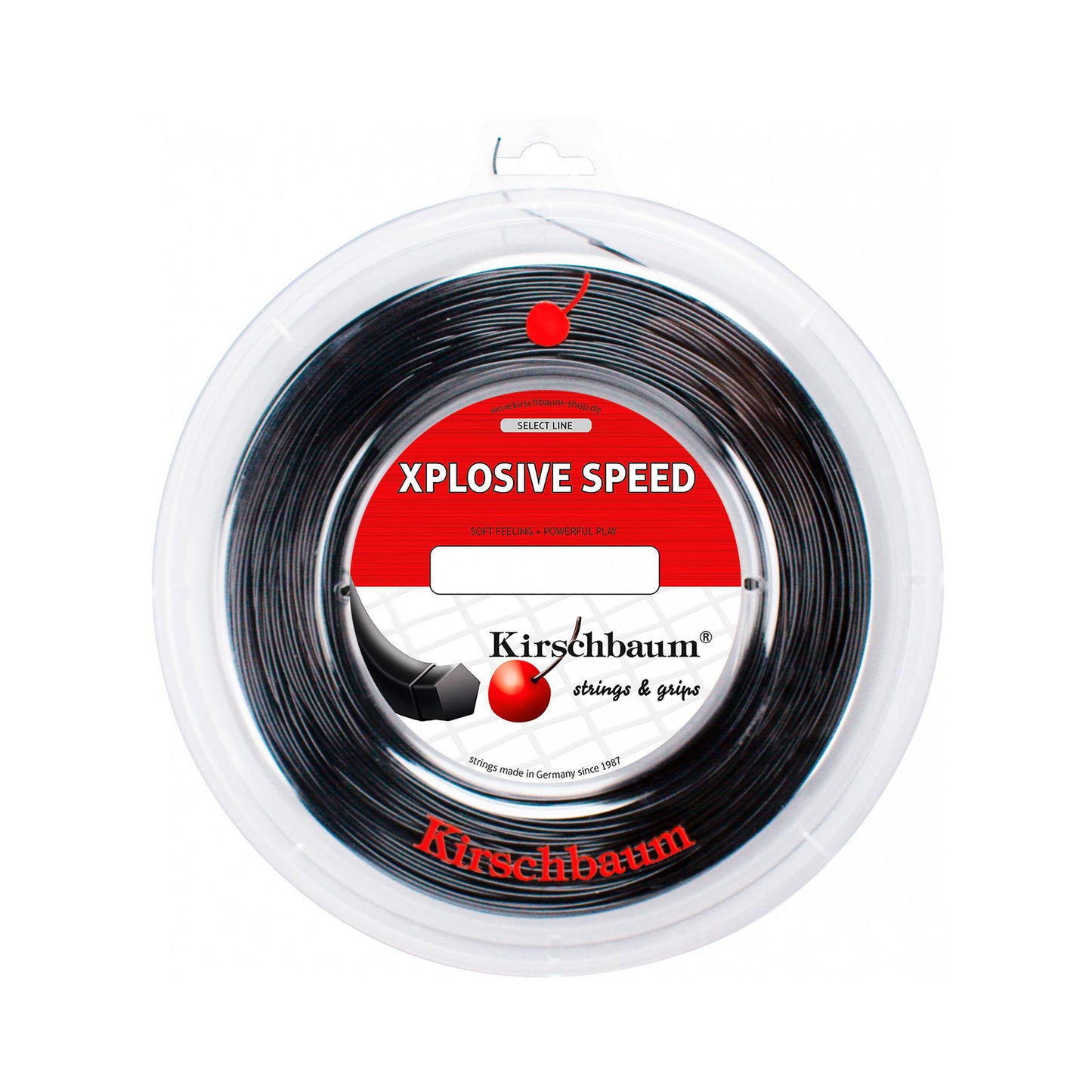 Kirschbaum Xplosive Speed Bobine Cordage 200m-Noir