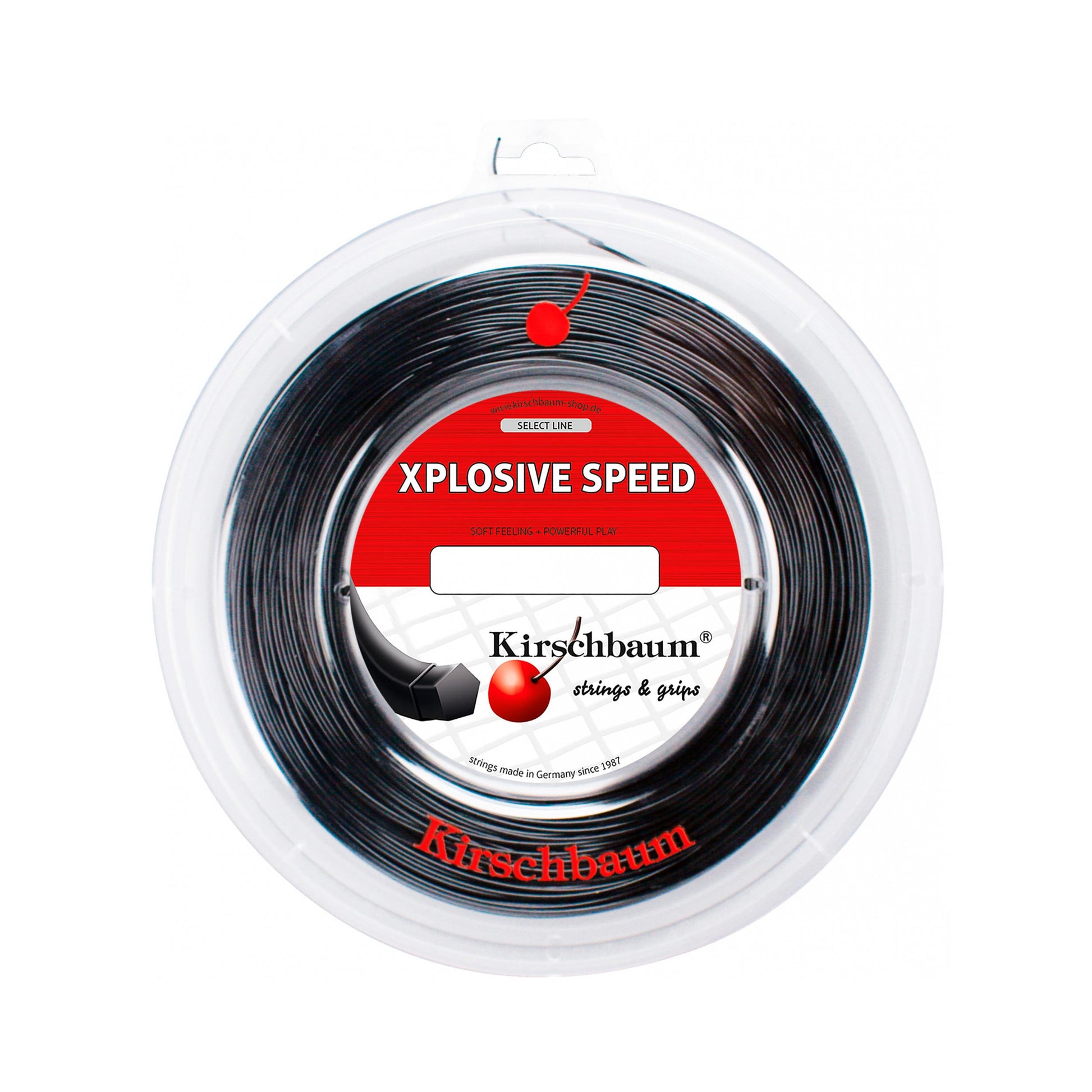 Kirschbaum Xplosive Speed Bobine Cordage 200m-Noir