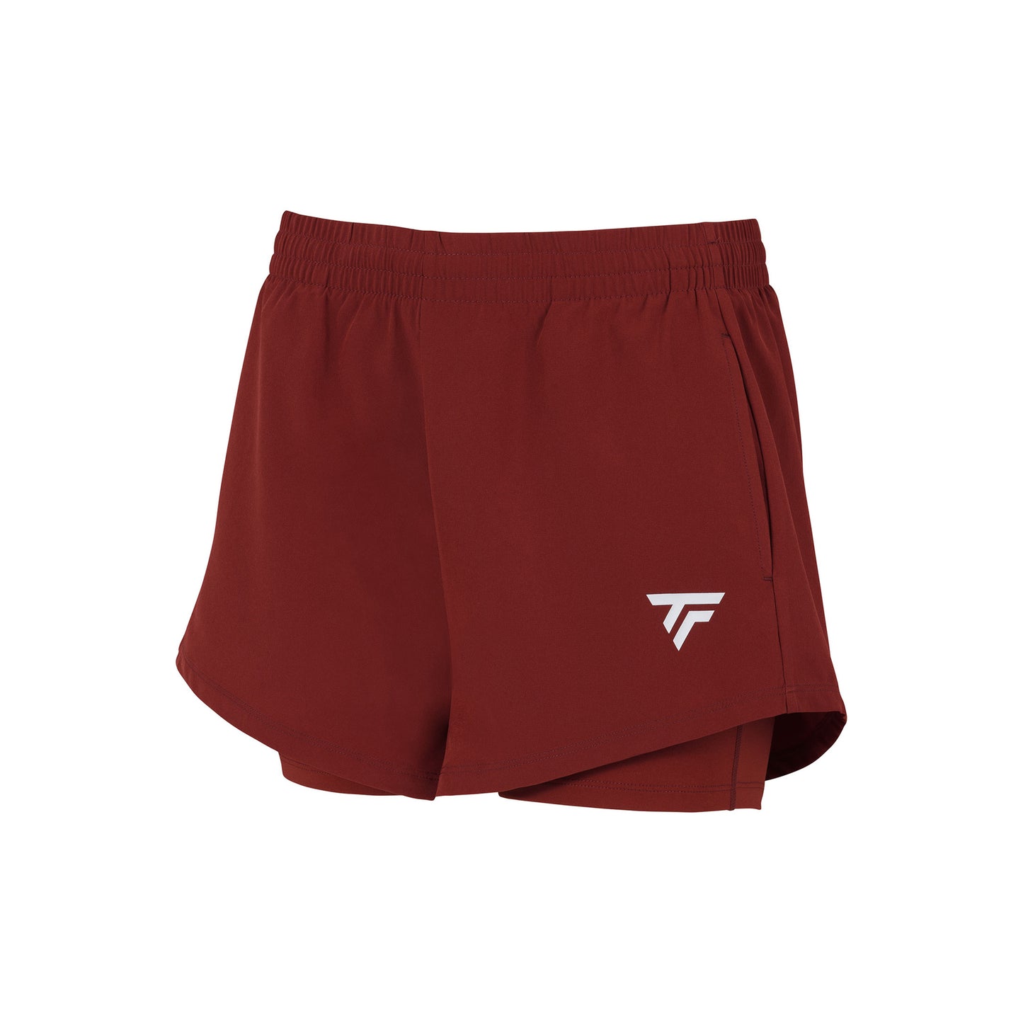 Tecnifibre Team Short Avec Poche-balles Femmes-Rouge Foncé