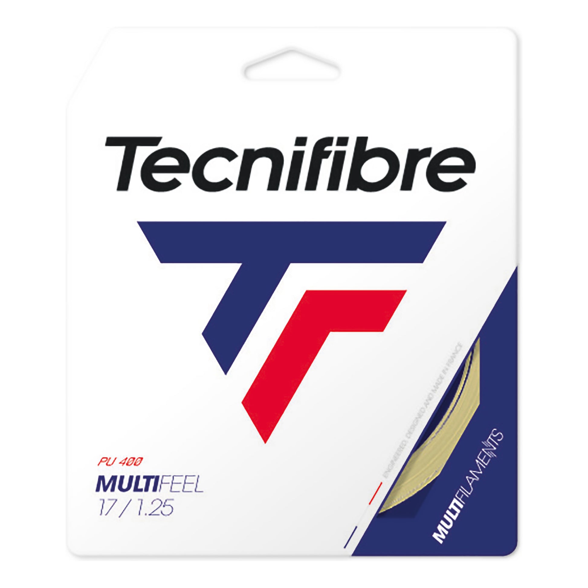 Tecnifibre Multifeel 12m Cordage En Garniture-Écru
