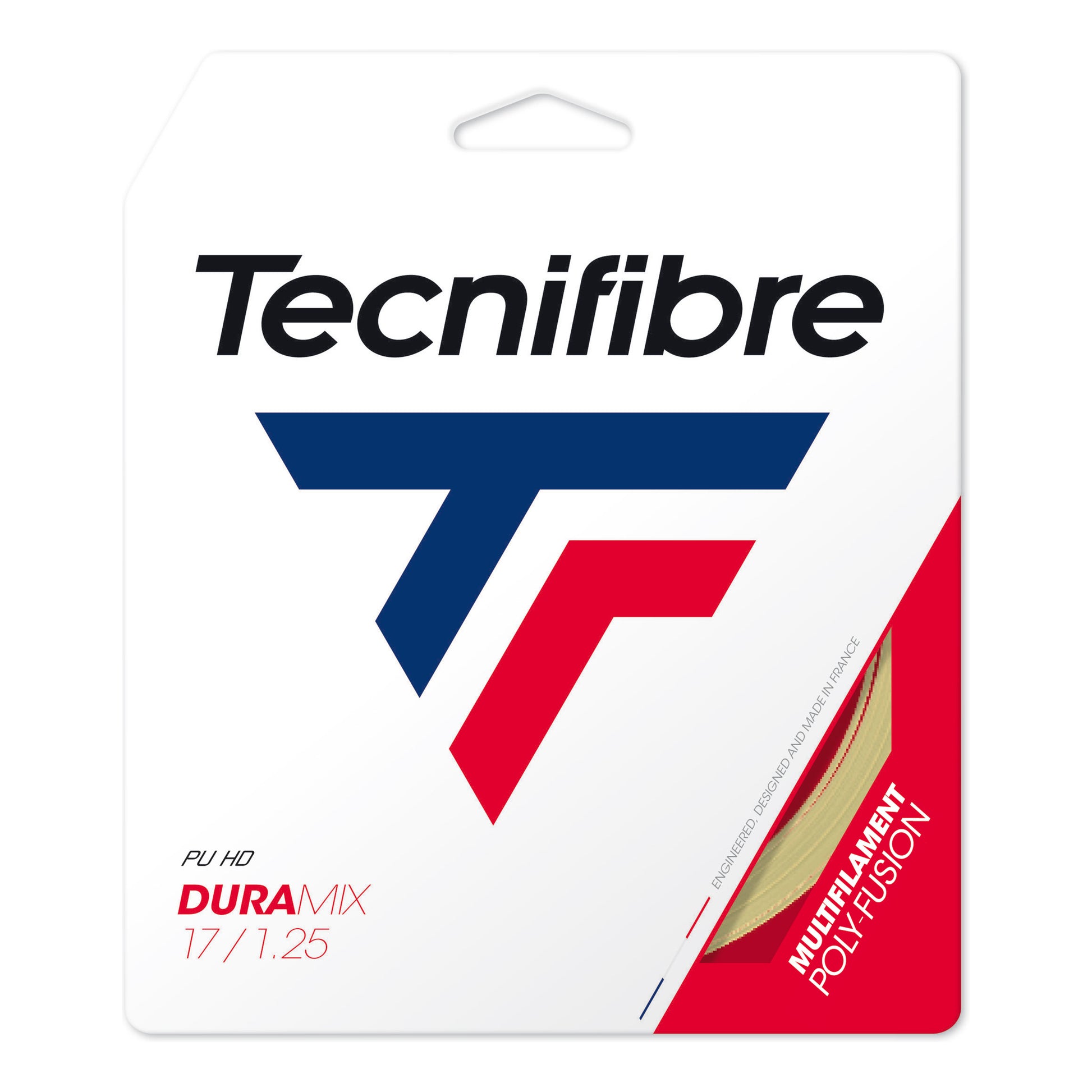 Tecnifibre Duramix HD 12m Cordage En Garniture-Écru