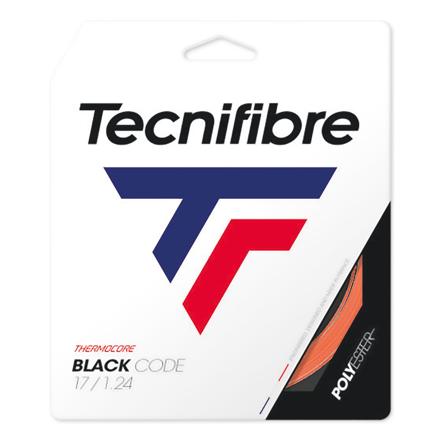 Tecnifibre Black Code 12m Cordage En Garniture-Orange,Rouge