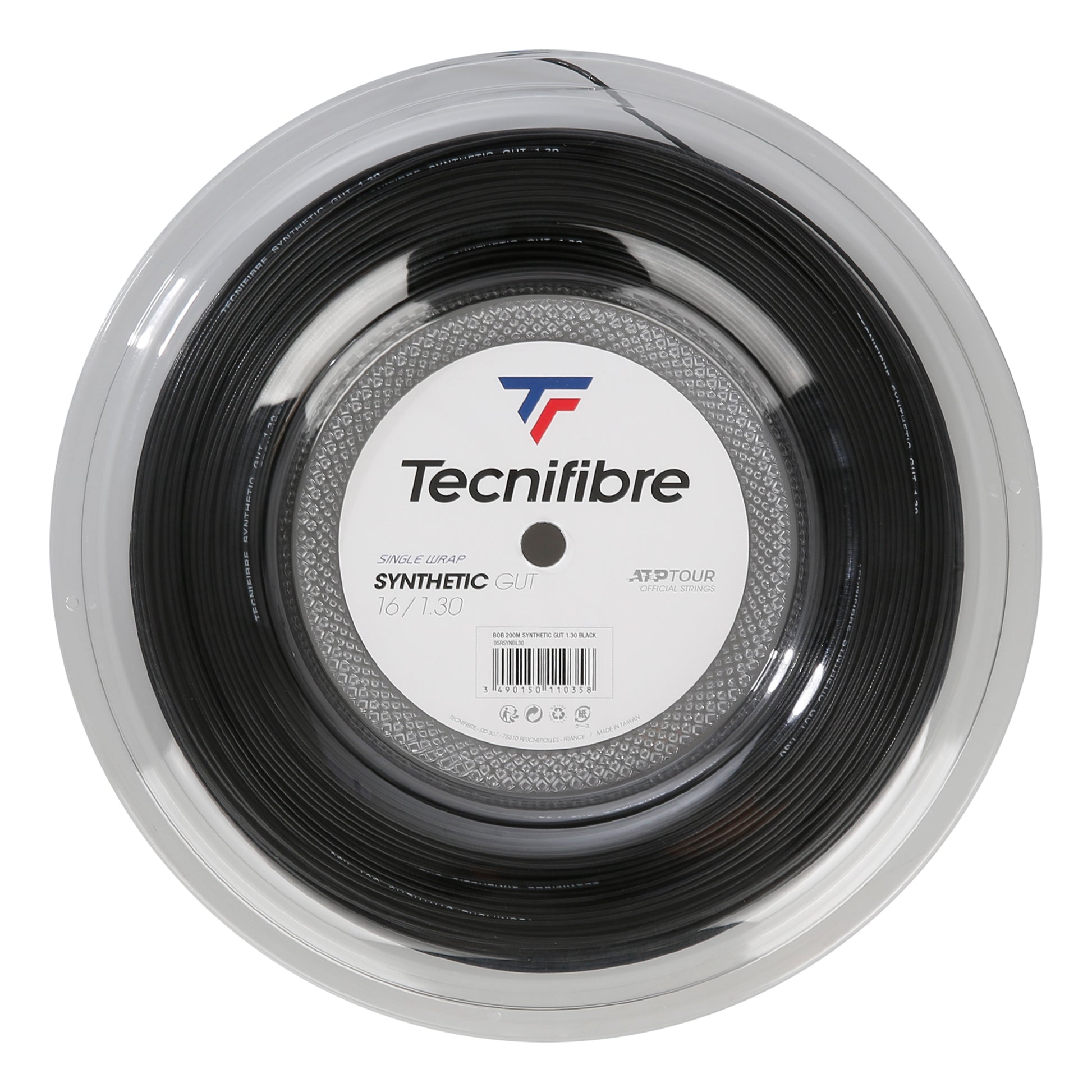 Tecnifibre Synthetic Gut 200m Bobine Cordage-Noir
