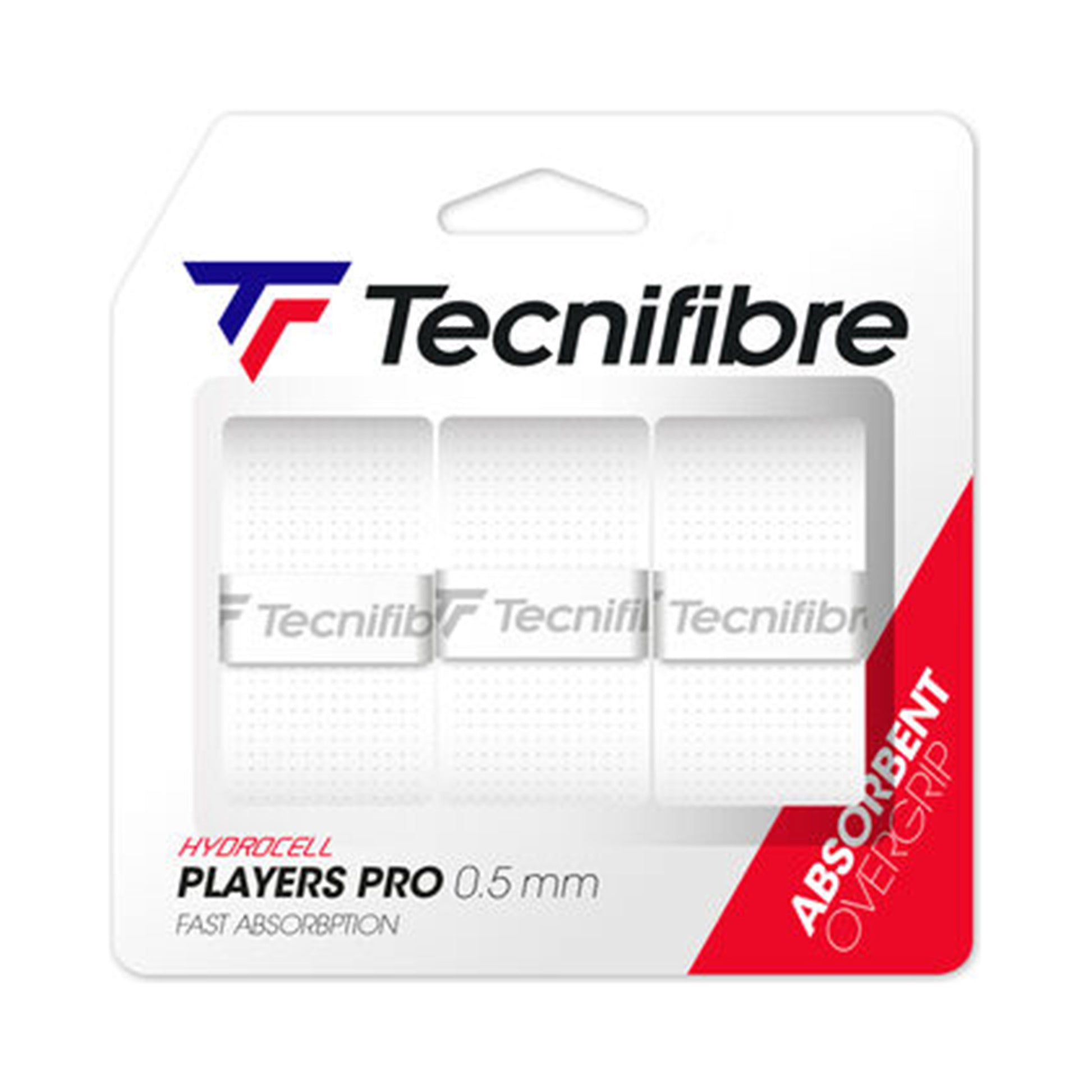 Tecnifibre Players Pro 3er Pack De 3-Blanc