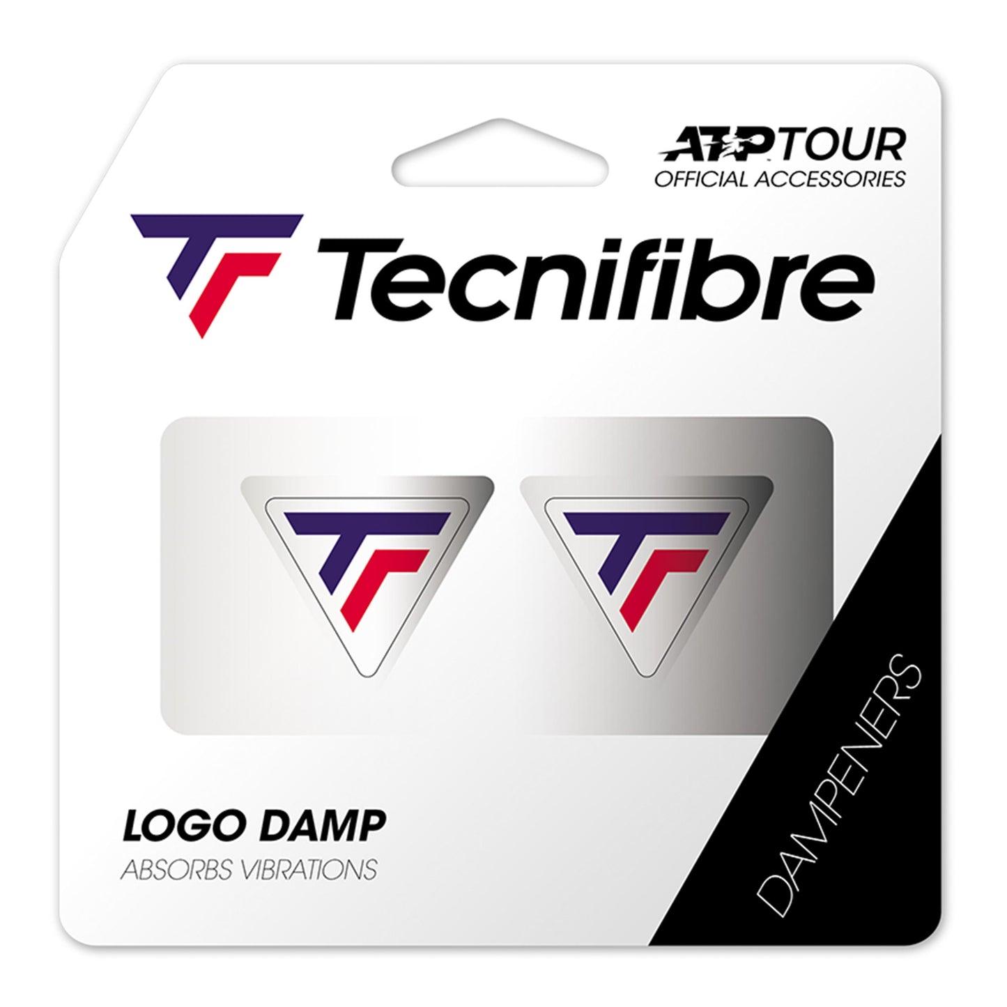 Tecnifibre Logo Damp Tricolore Antivibrateur-Blanc,Bleu