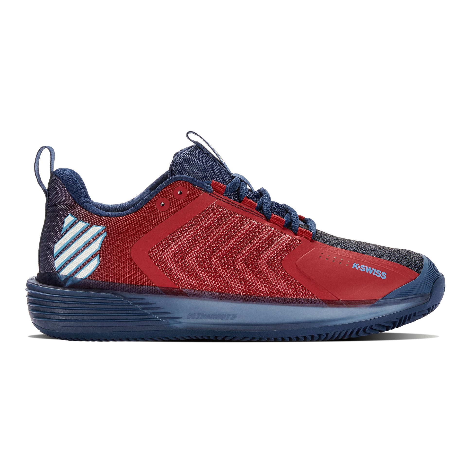 K-Swiss Ultrashot 3 Chaussure terre battue Hommes - rouge foncé, bleu foncé