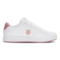 Court Shield Baskets Femmes - blanc, vieux rose