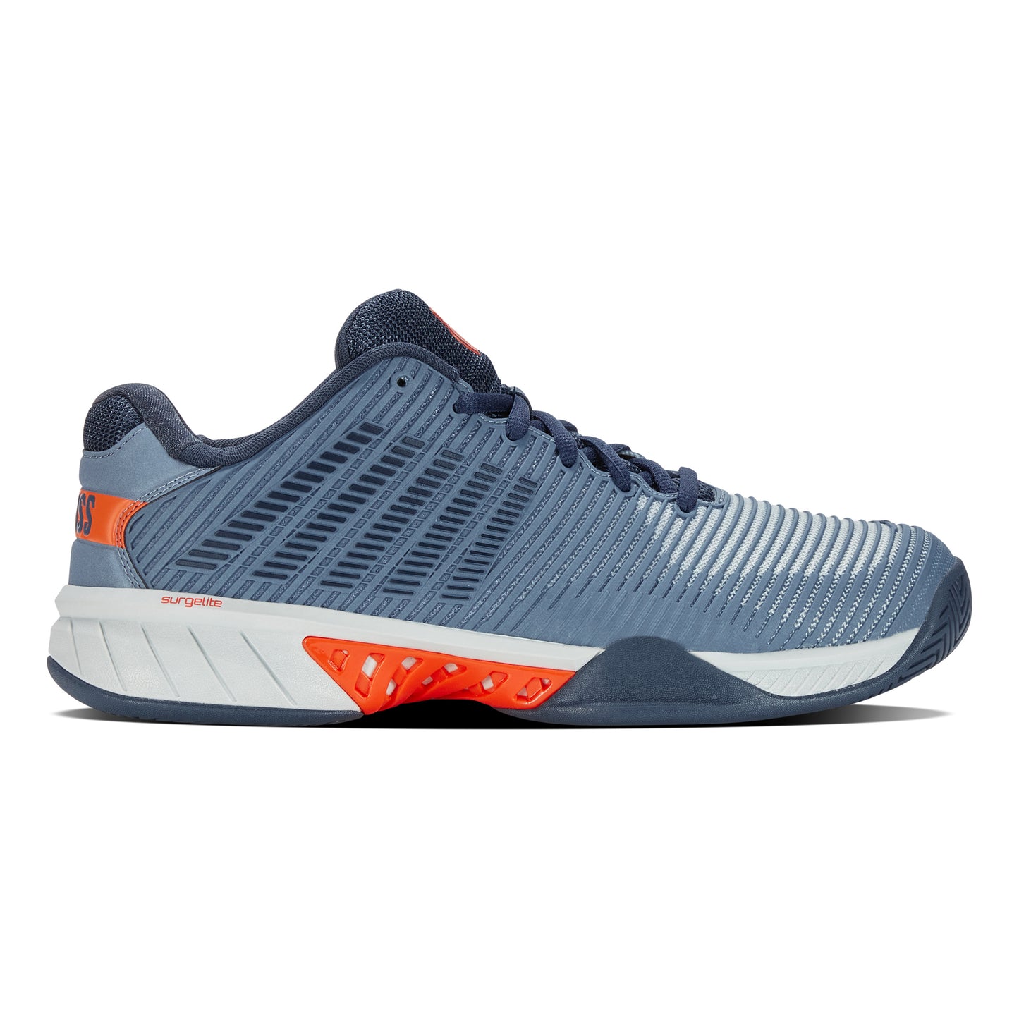 K-Swiss Hypercourt Express 2 Chaussures toutes surfaces Hommes - bleu gris, orange