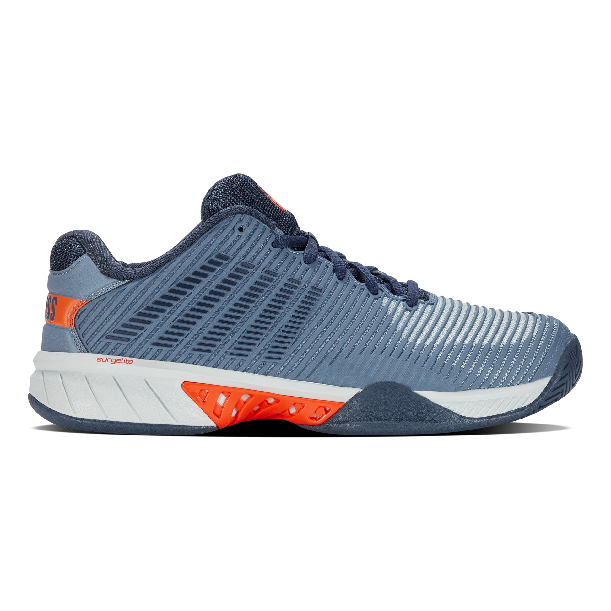 K-Swiss Hypercourt Express 2 Chaussures toutes surfaces Hommes - bleu gris, orange