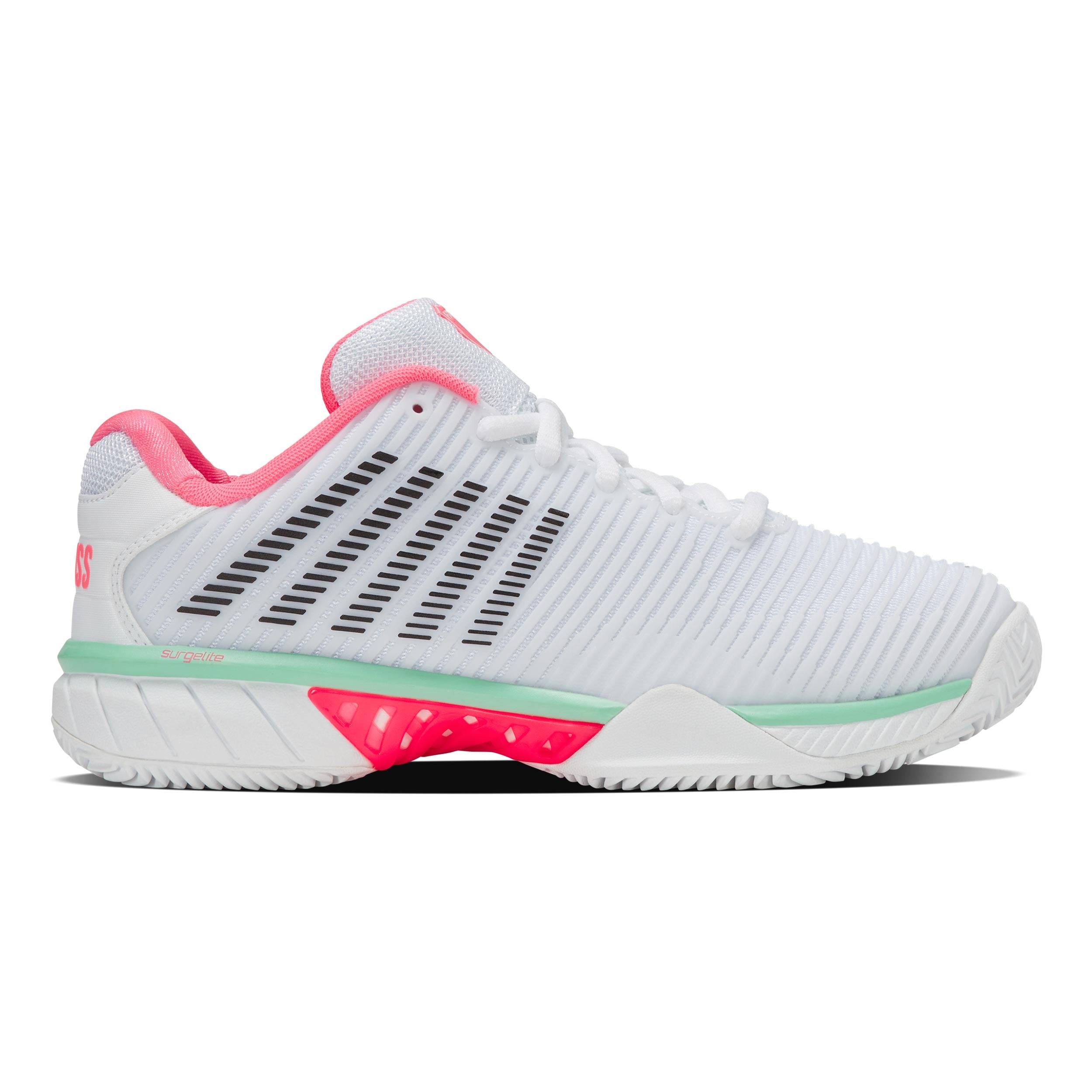 K-Swiss Hypercourt Express 2 Chaussure Terre Battue Femmes-Blanc,Multicouleur