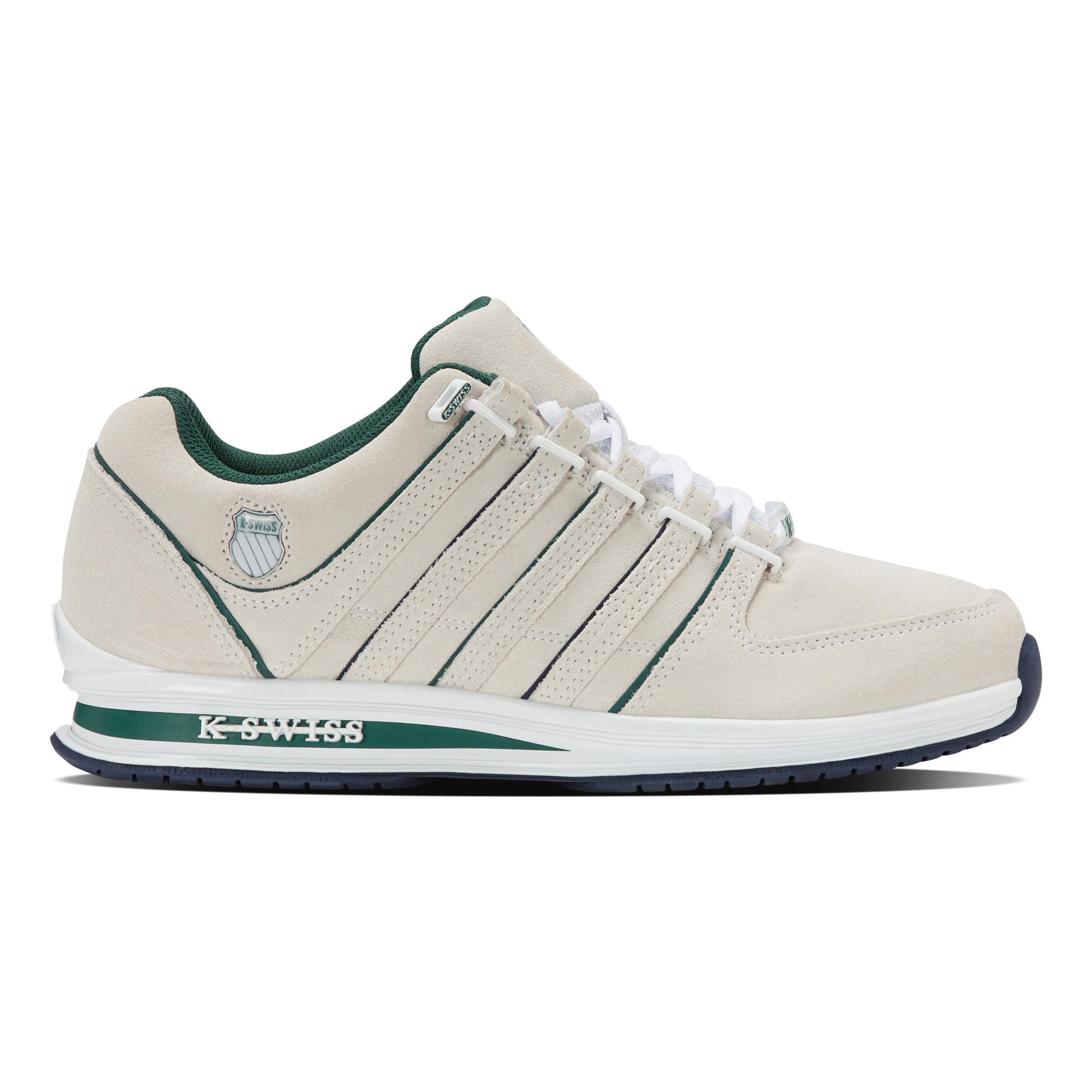 K-Swiss Rinzler Baskets Hommes-Blanc,Bleu Foncé