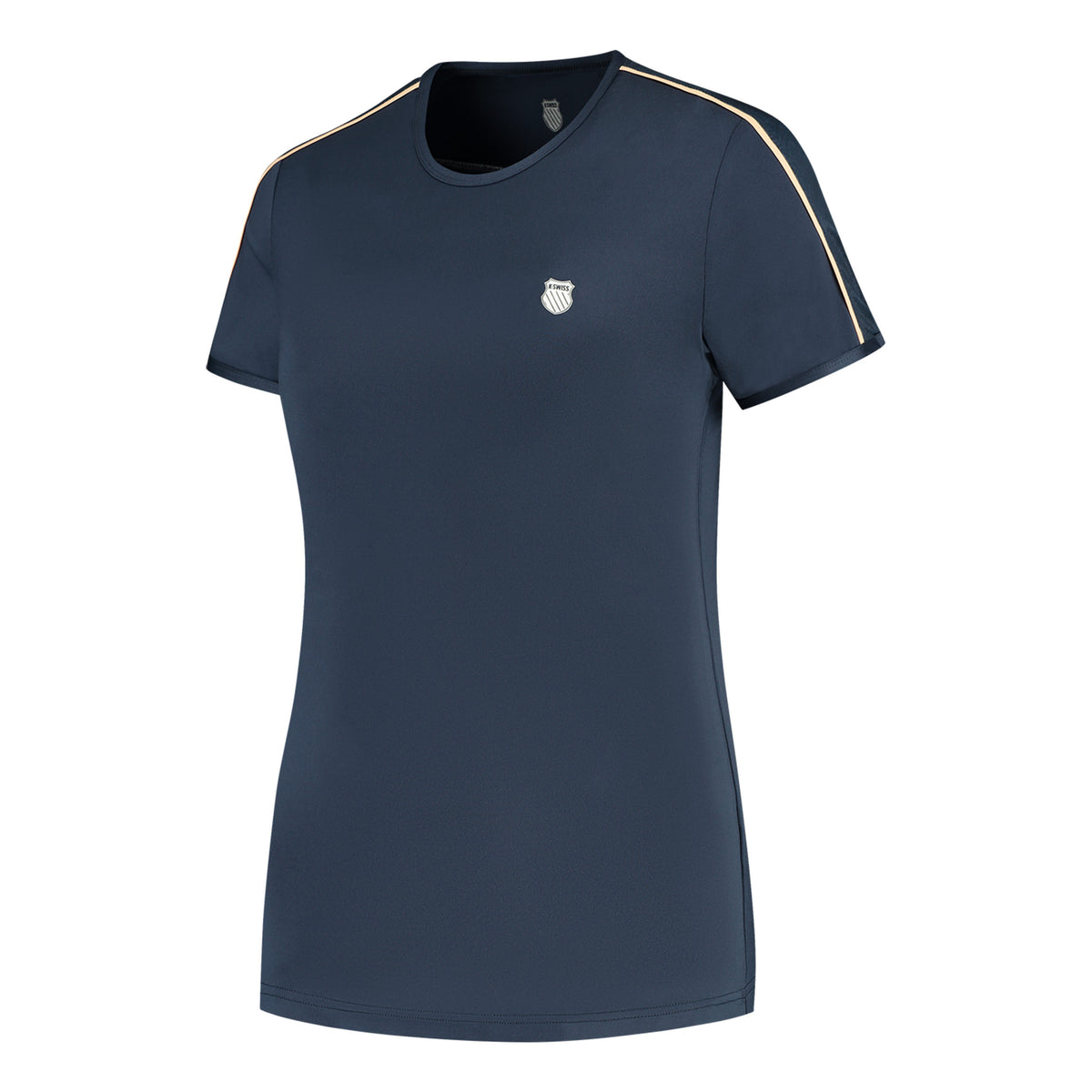 K-Swiss Hypercourt Crew 3 T-shirt Femmes-Bleu Foncé