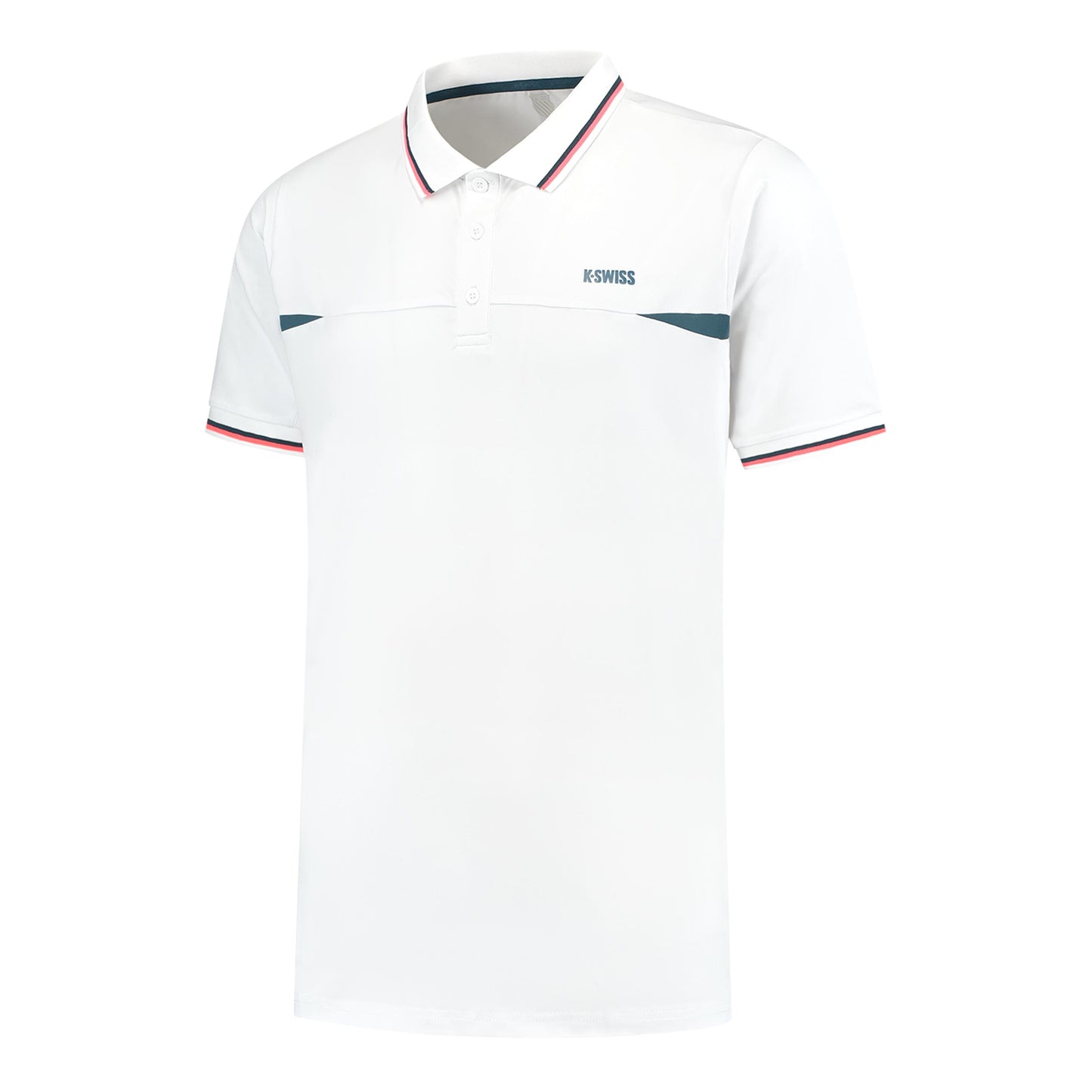 K-Swiss Hypercourt Polo Hommes-Blanc
