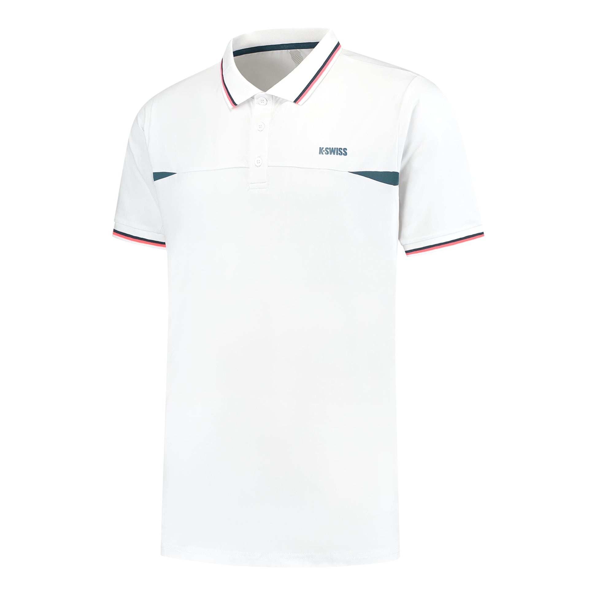 K-Swiss Hypercourt Polo Hommes-Blanc