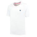 Hypercourt Mesh Crew T-shirt Hommes-Blanc