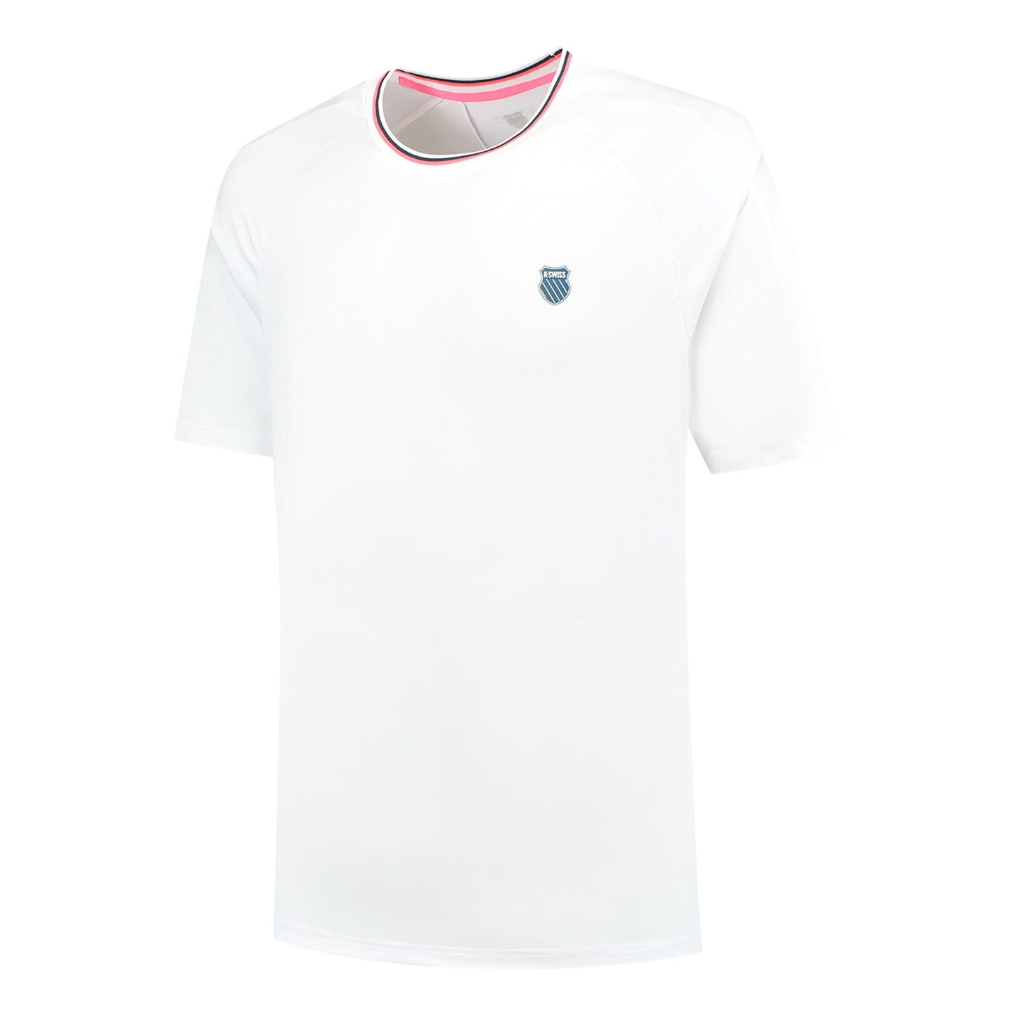 K-Swiss Hypercourt Mesh Crew T-shirt Hommes-Blanc