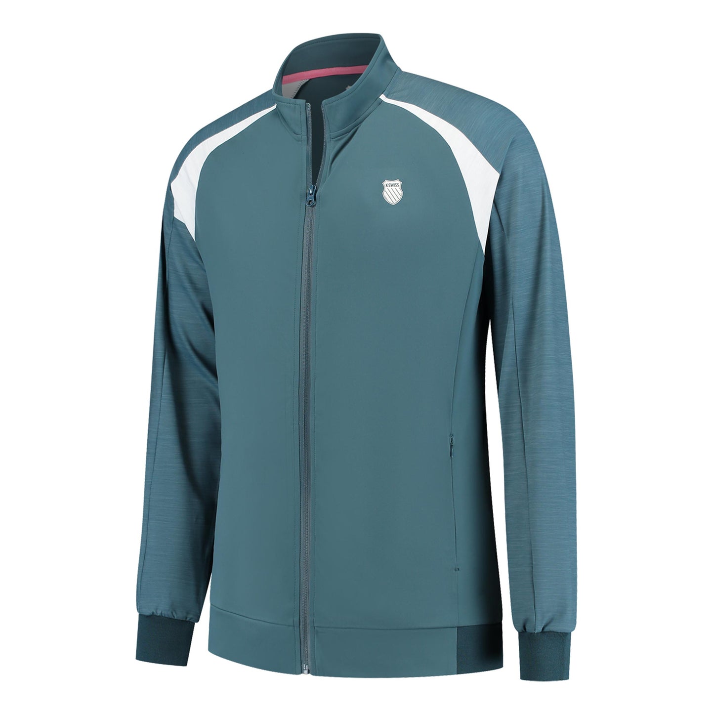 K-Swiss Hypercourt Veste De Survêtement Hommes-Bleu Petrol, Blanc