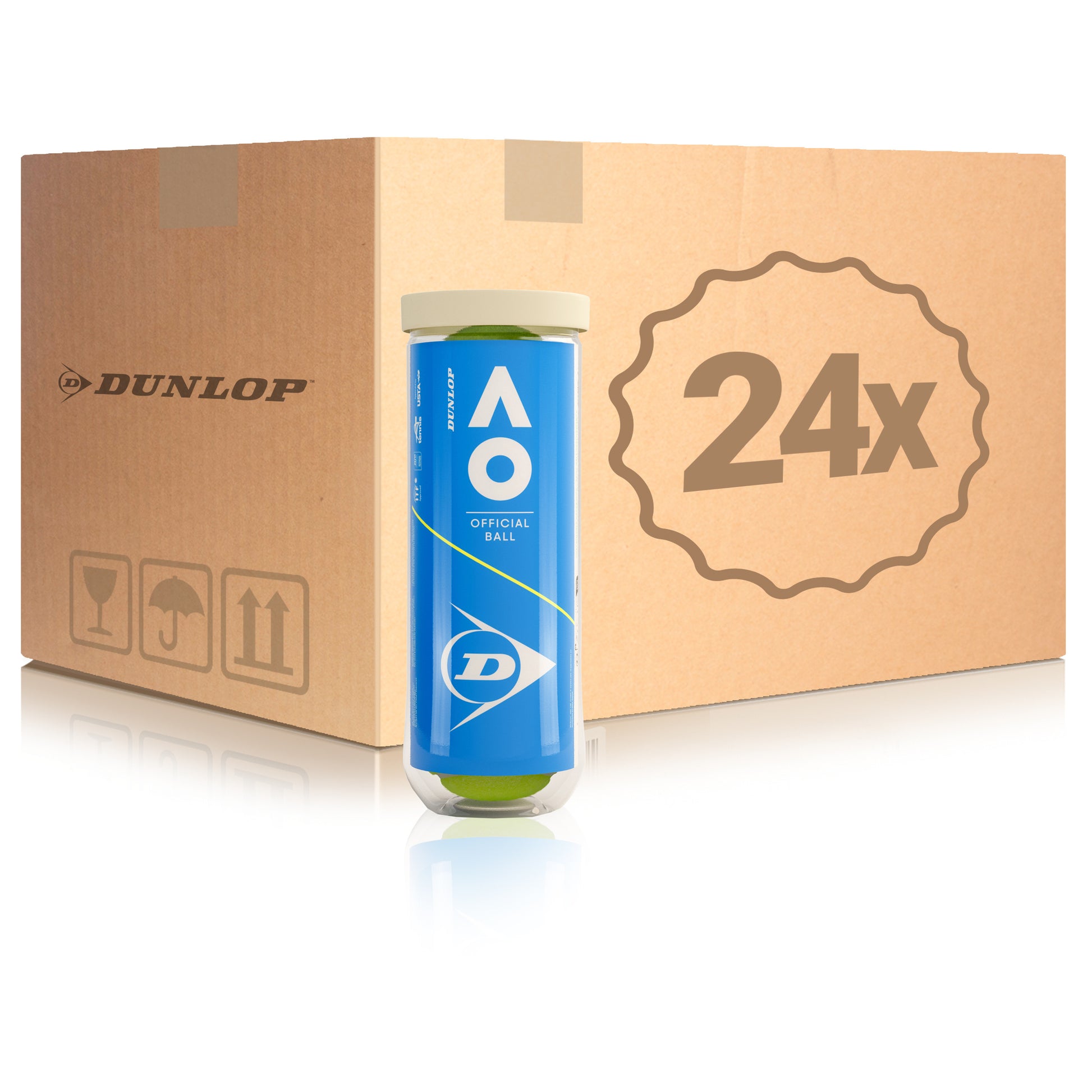 Dunlop 24 Tubes de 3 Australian Open