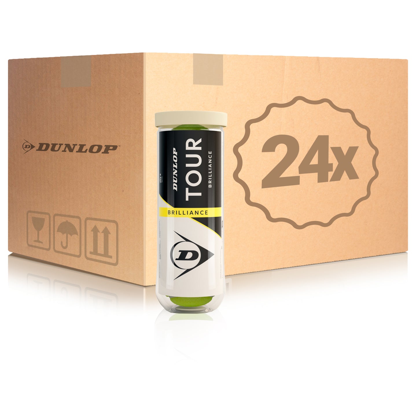 Dunlop 24 Tubes de 3 Tour Brilliance